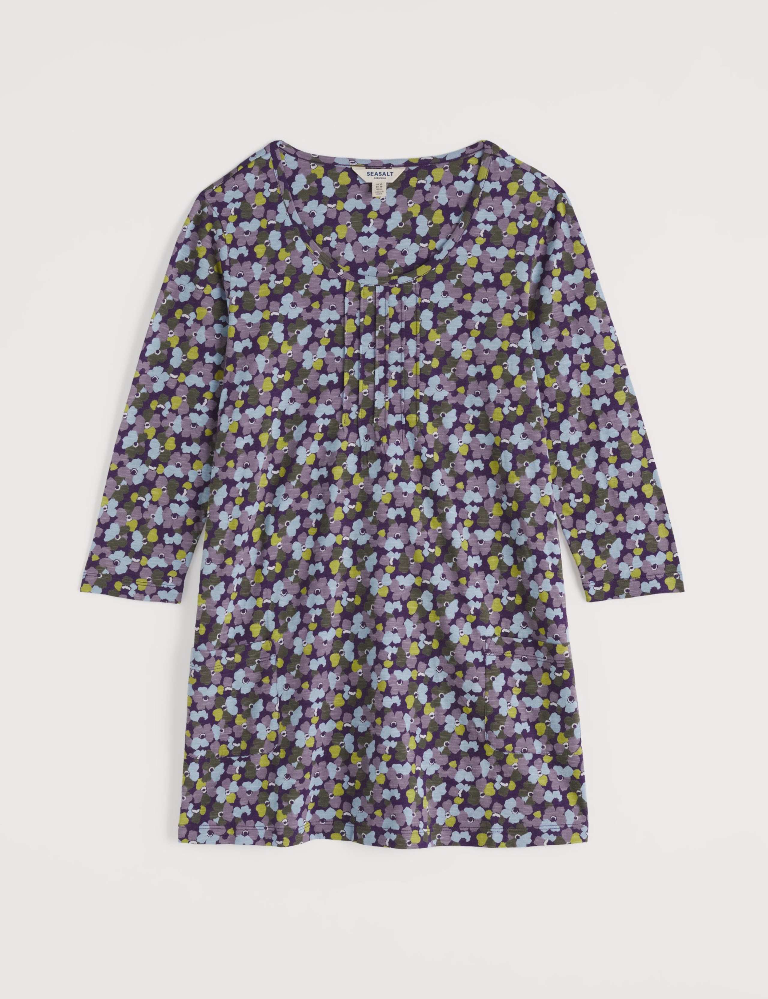 Pure Cotton Floral Tunic 2 of 5