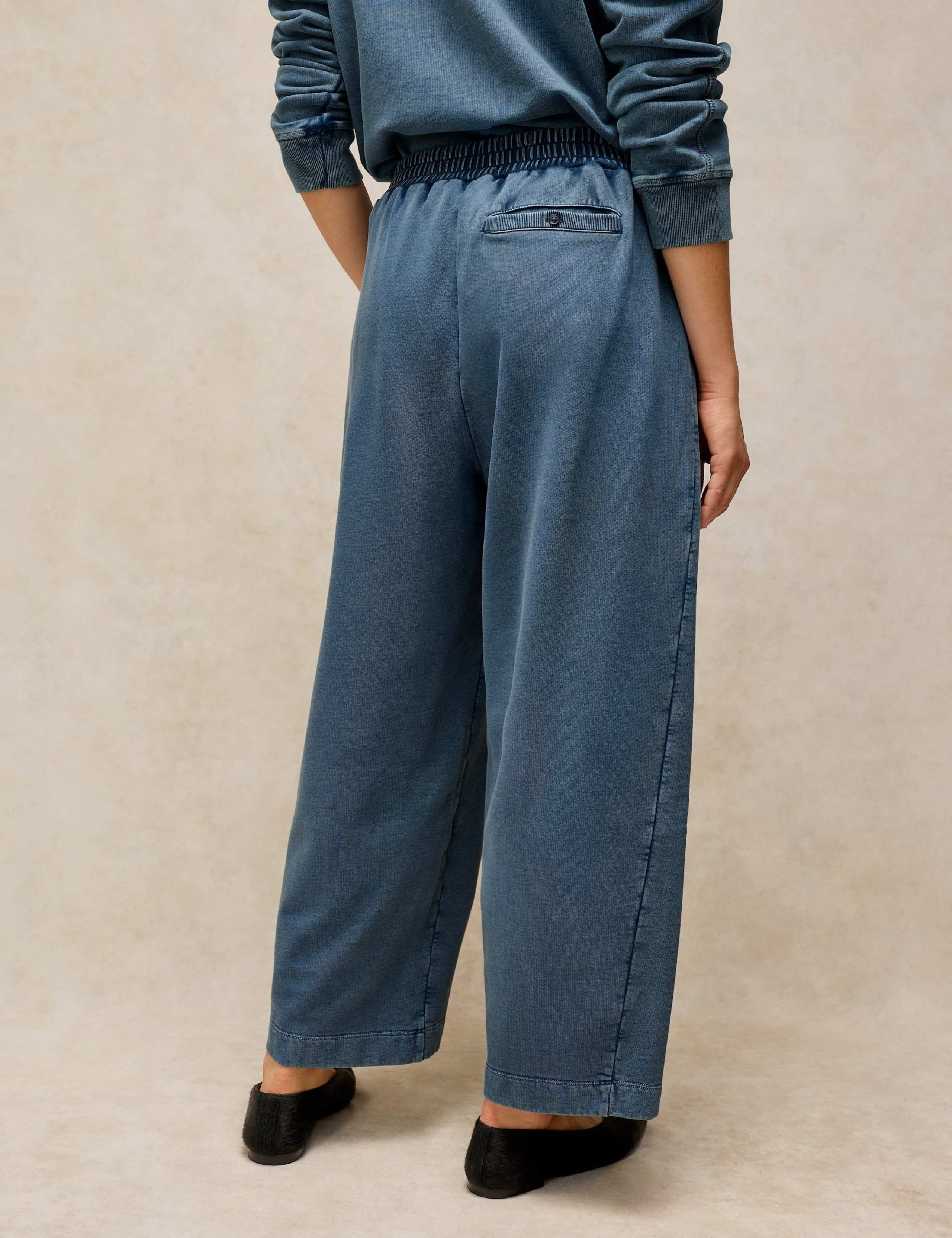 Pure Cotton Barrel Leg Joggers 4 of 6
