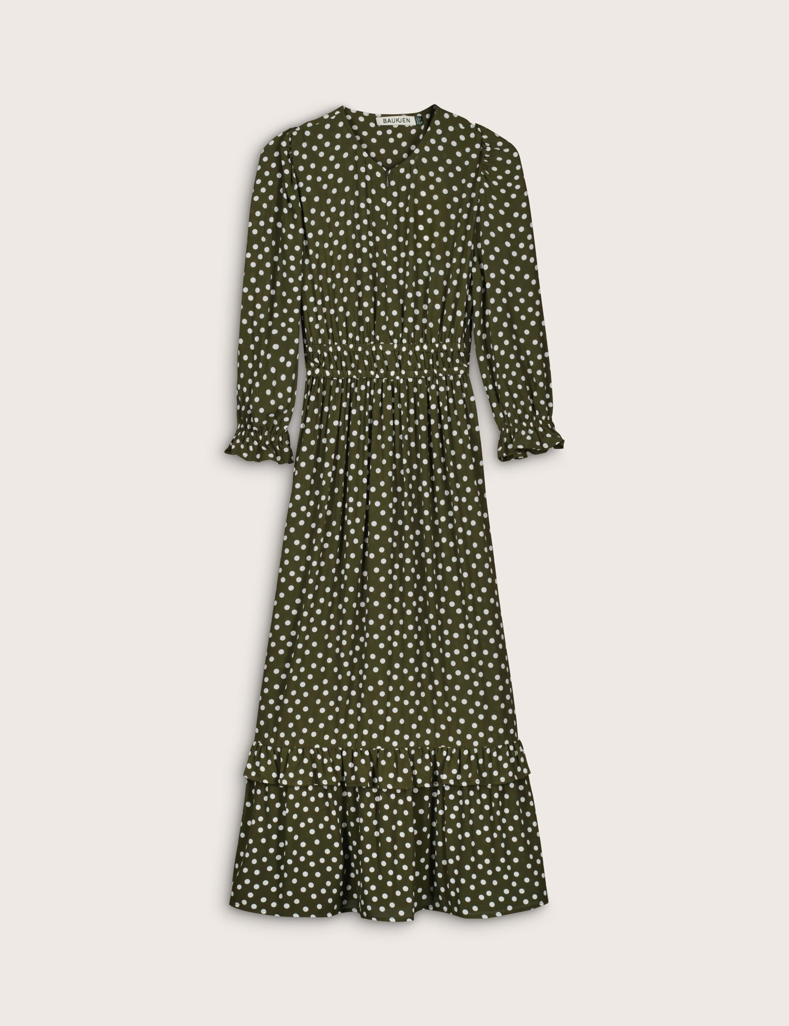 Animal Print Midi Skater Dress 2 of 5