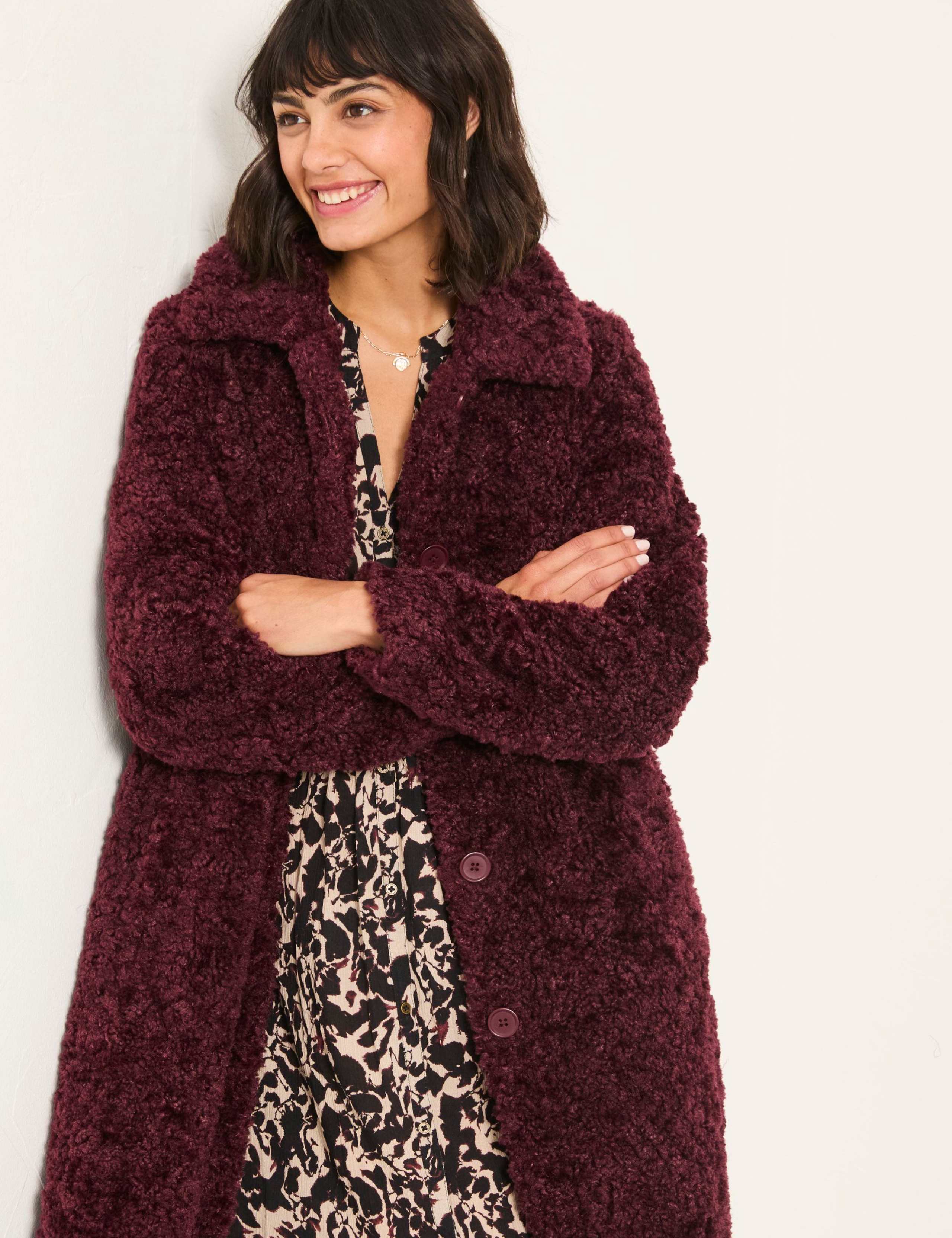 Teddy Collared Coat 3 of 5