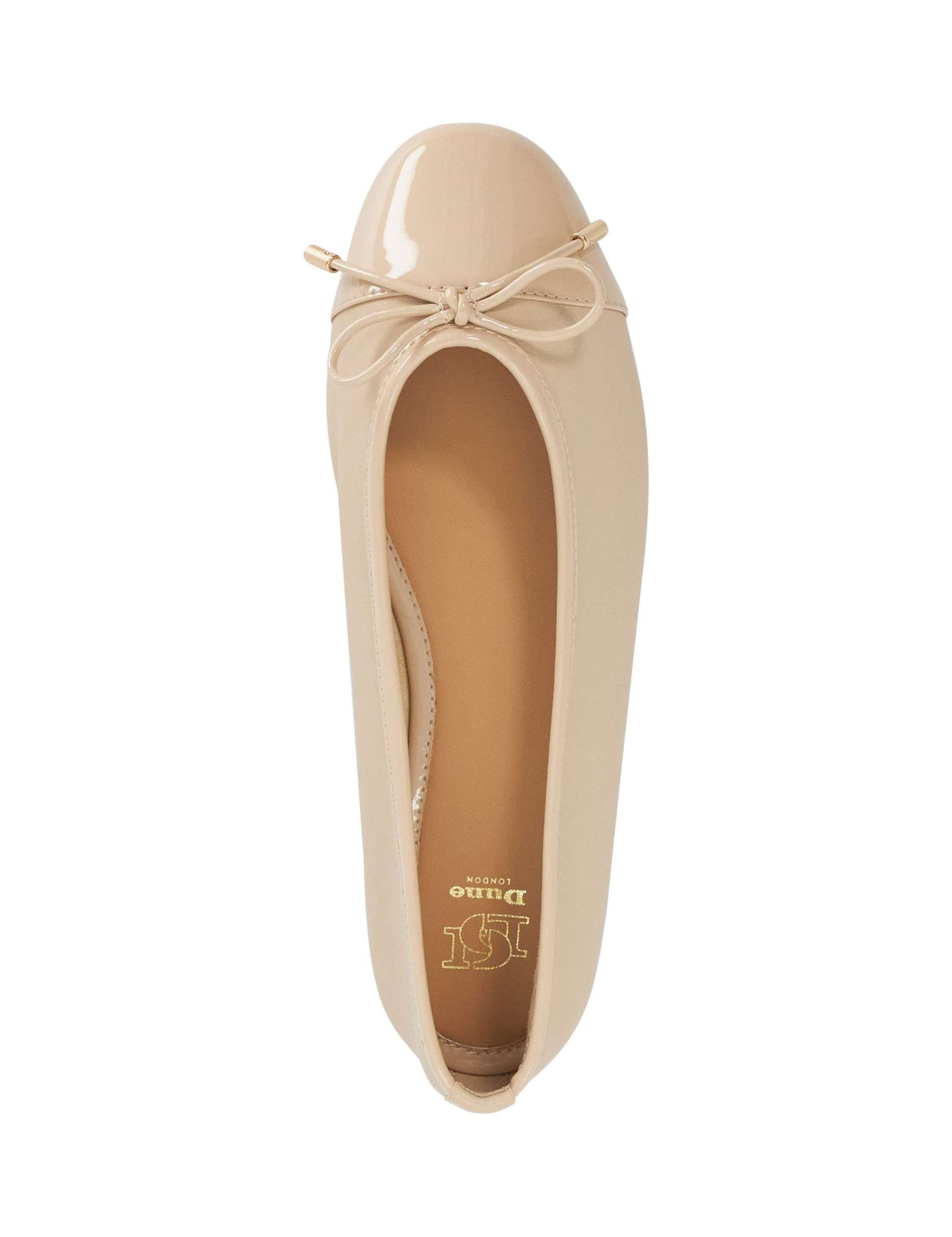 Leather Flat Ballet Pumps 2 of 7