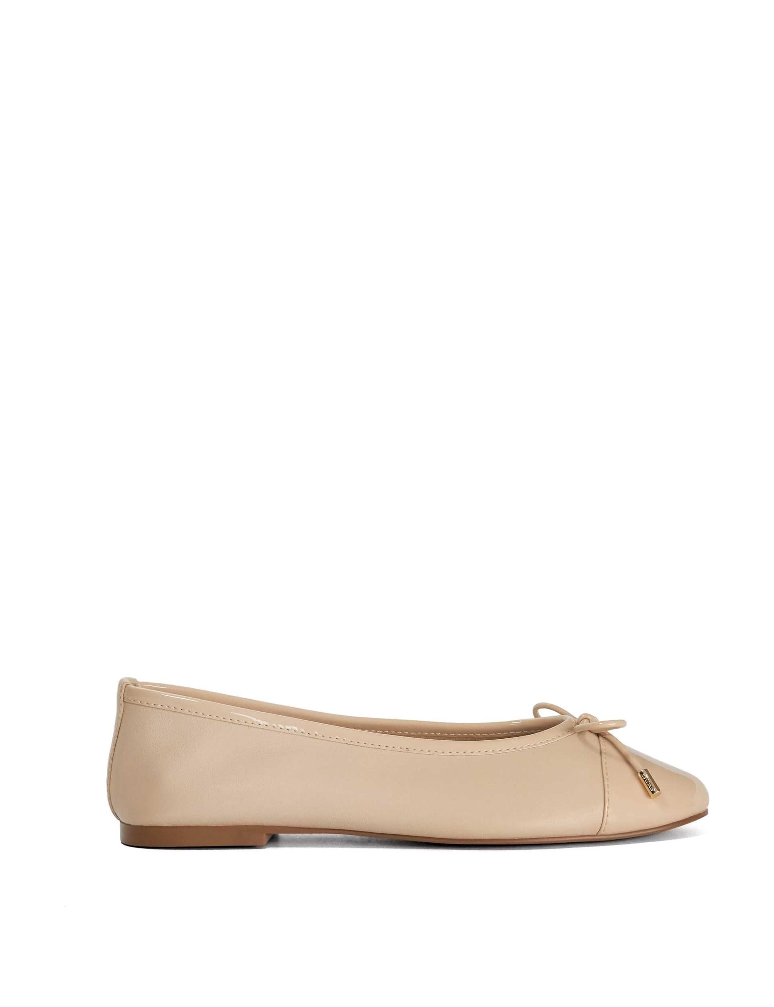 Leather Flat Ballet Pumps 6 of 7