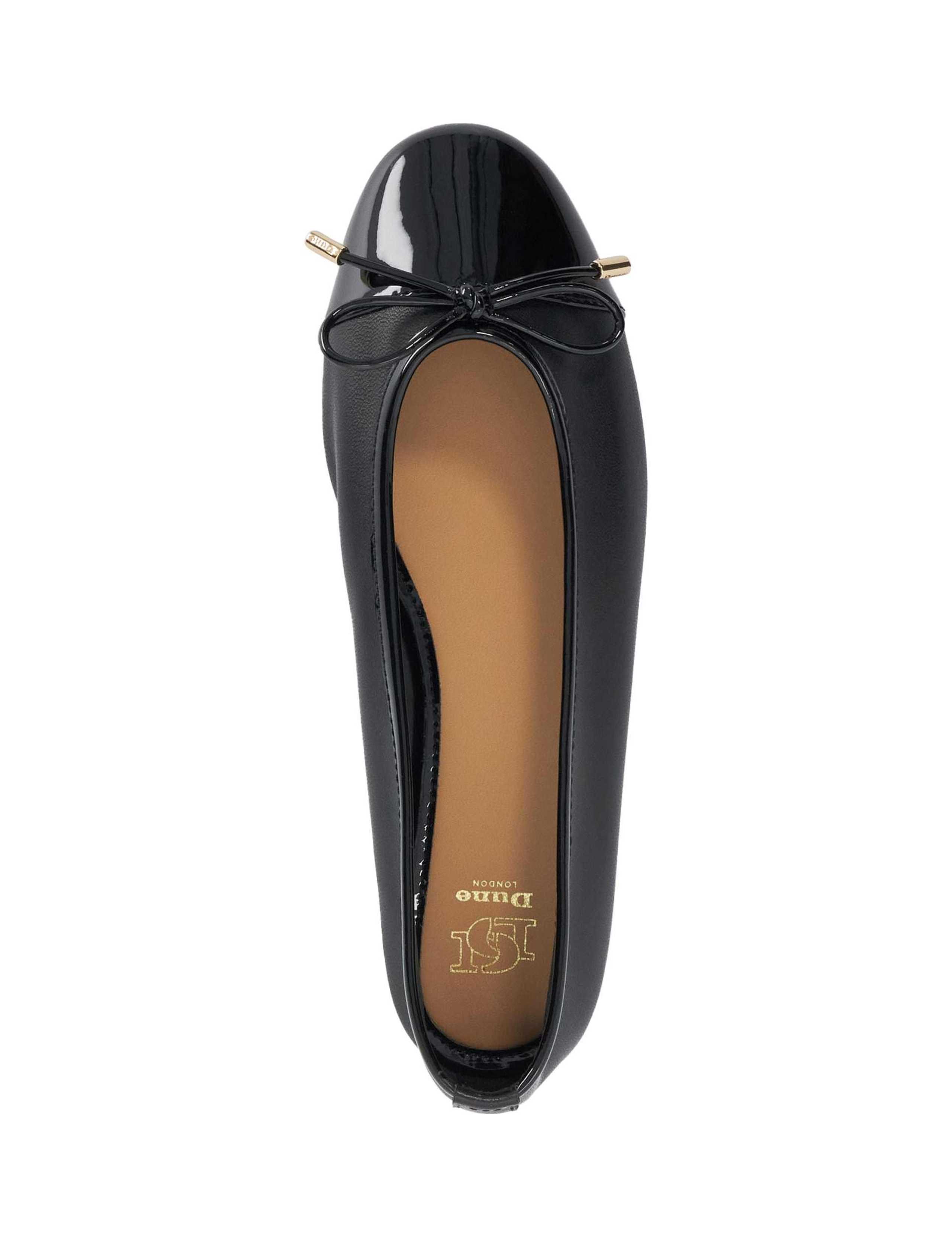 Leather Flat Ballet Pumps 2 of 5