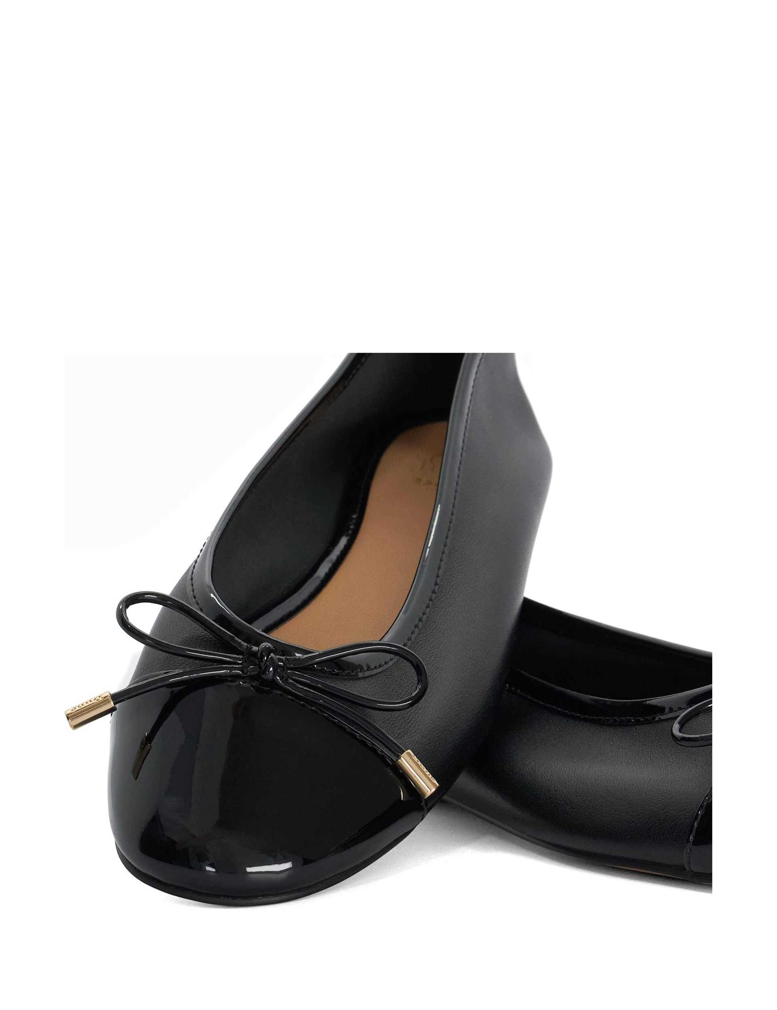 Leather Flat Ballet Pumps 5 of 5