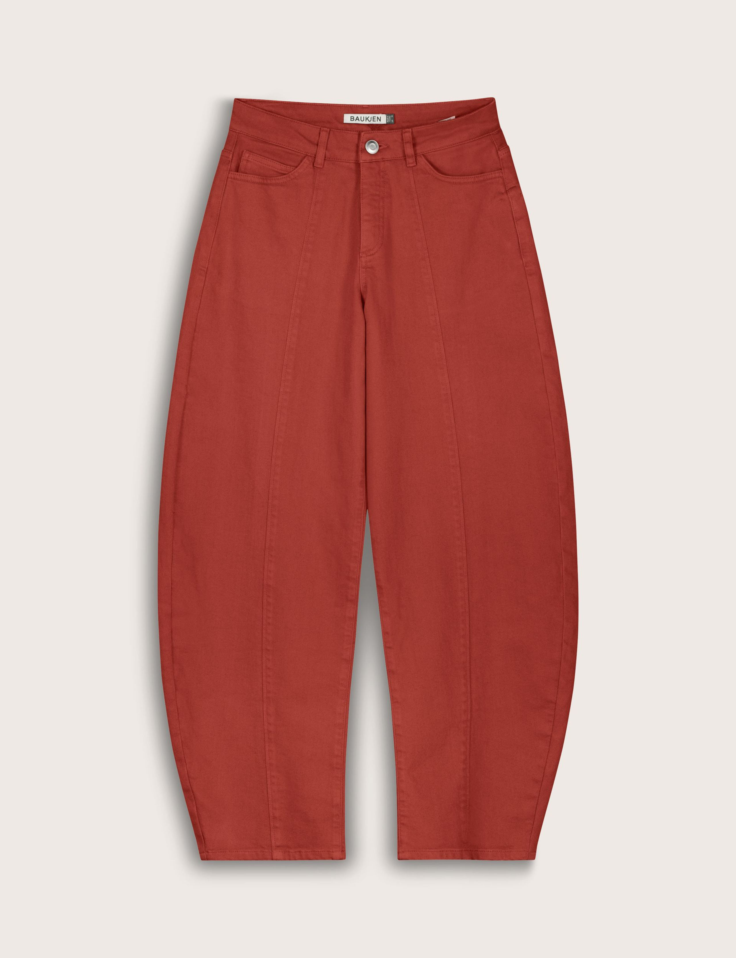 High Waisted Barrel Leg Jeans 2 of 6