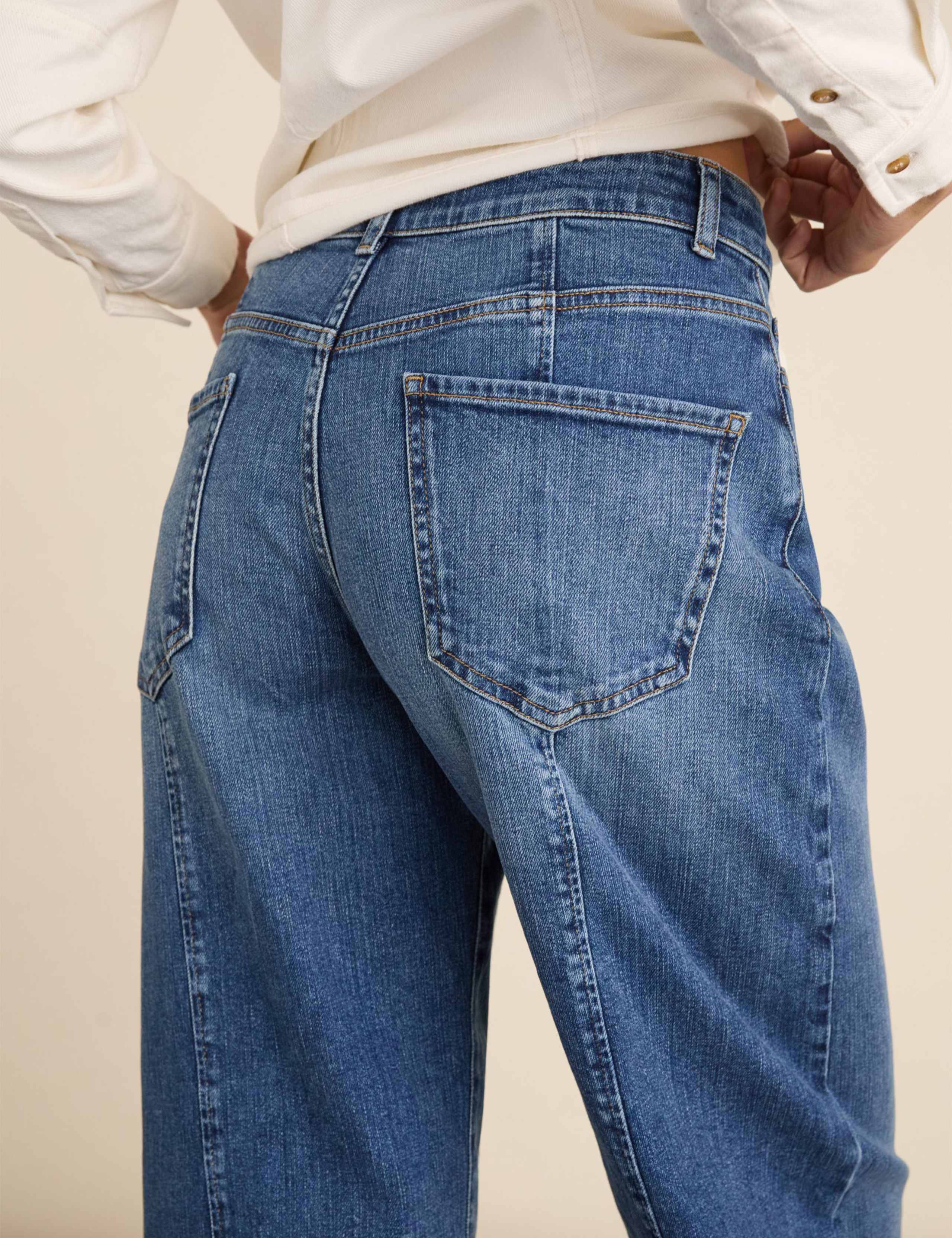 High Waisted Barrel Leg Jeans 8 of 8