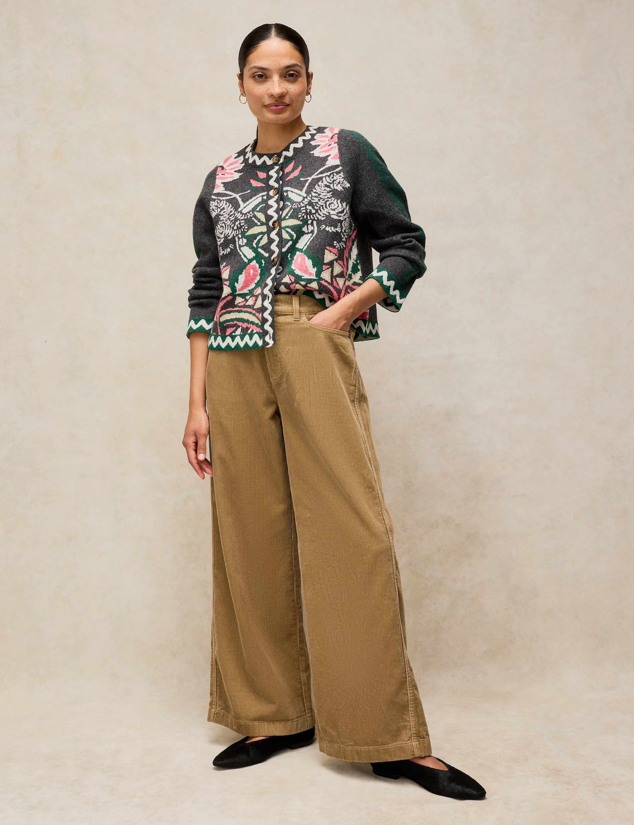 Cord Wide Leg Trousers 3 of 6