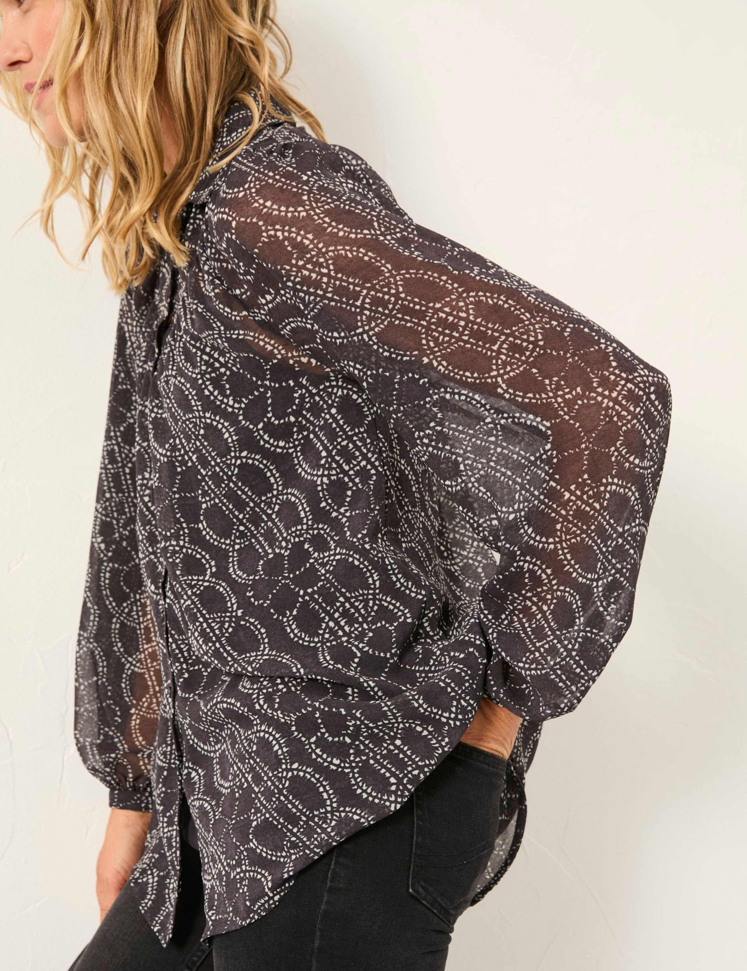 Floral Collared Blouse 4 of 5