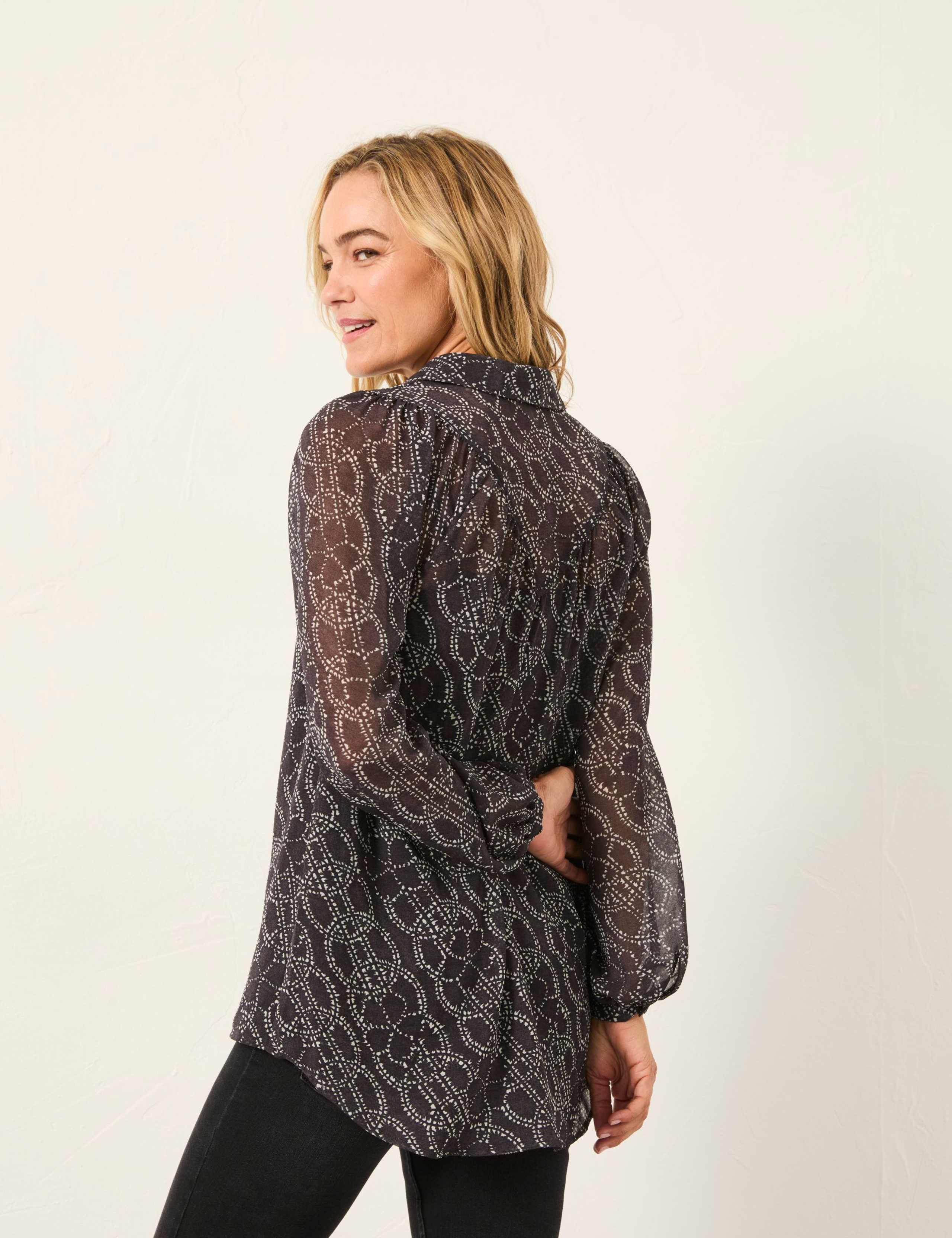 Floral Collared Blouse 5 of 5