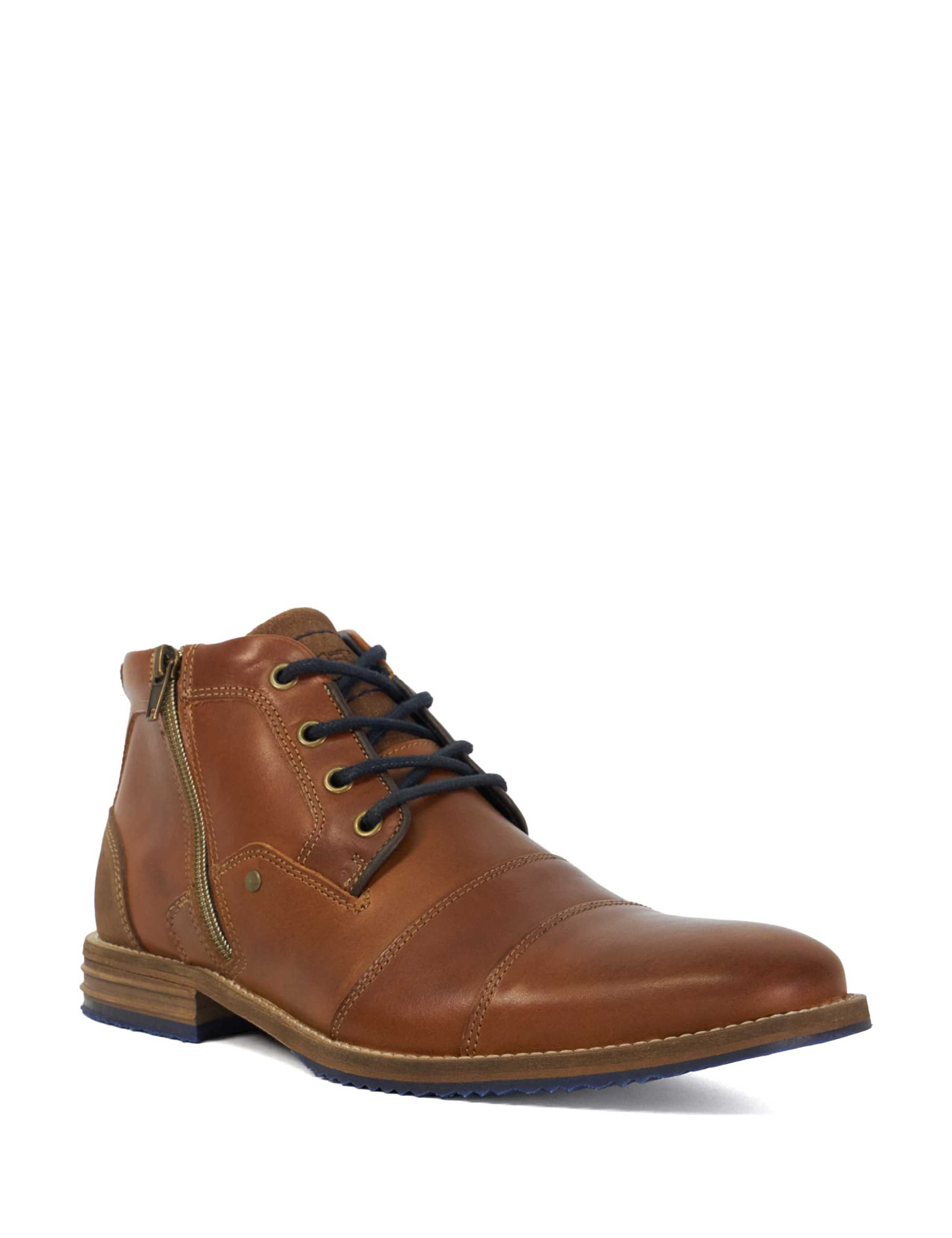 Leather Side Zip Boots 4 of 6