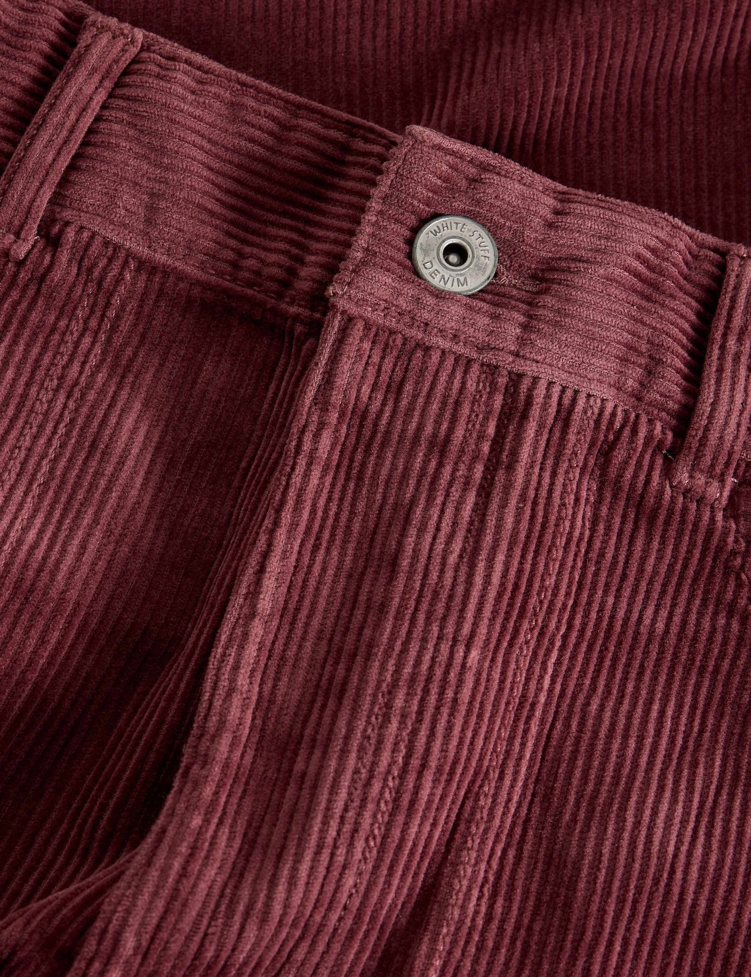 Tia Cord Wide Leg Cropped Trousers 6 of 6