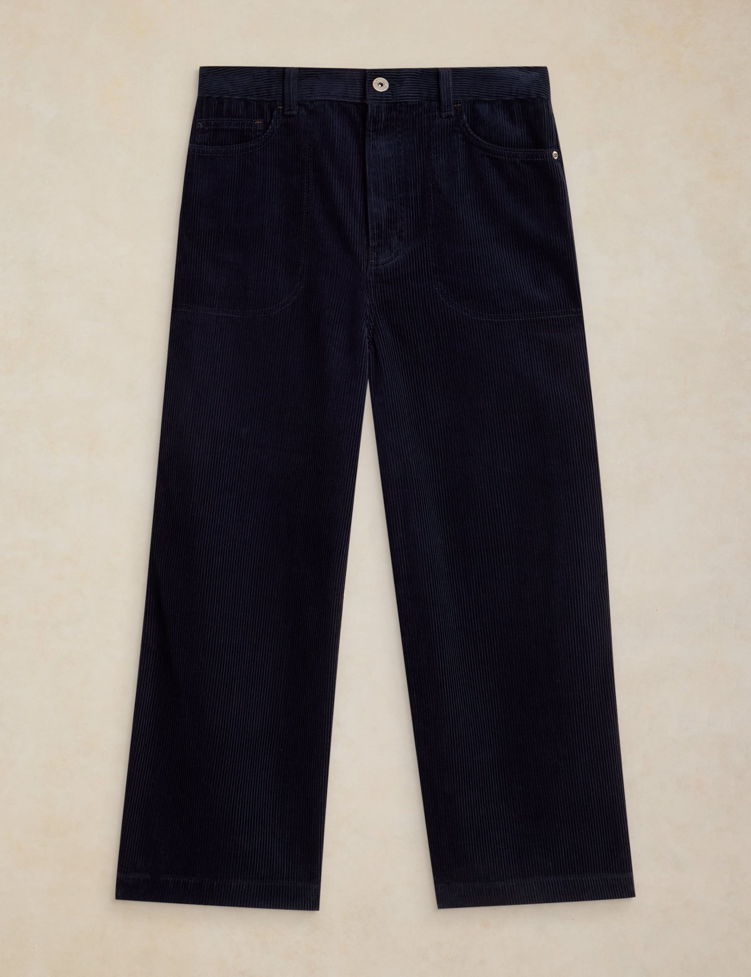 Cord Wide Leg Cropped Trousers 2 of 6