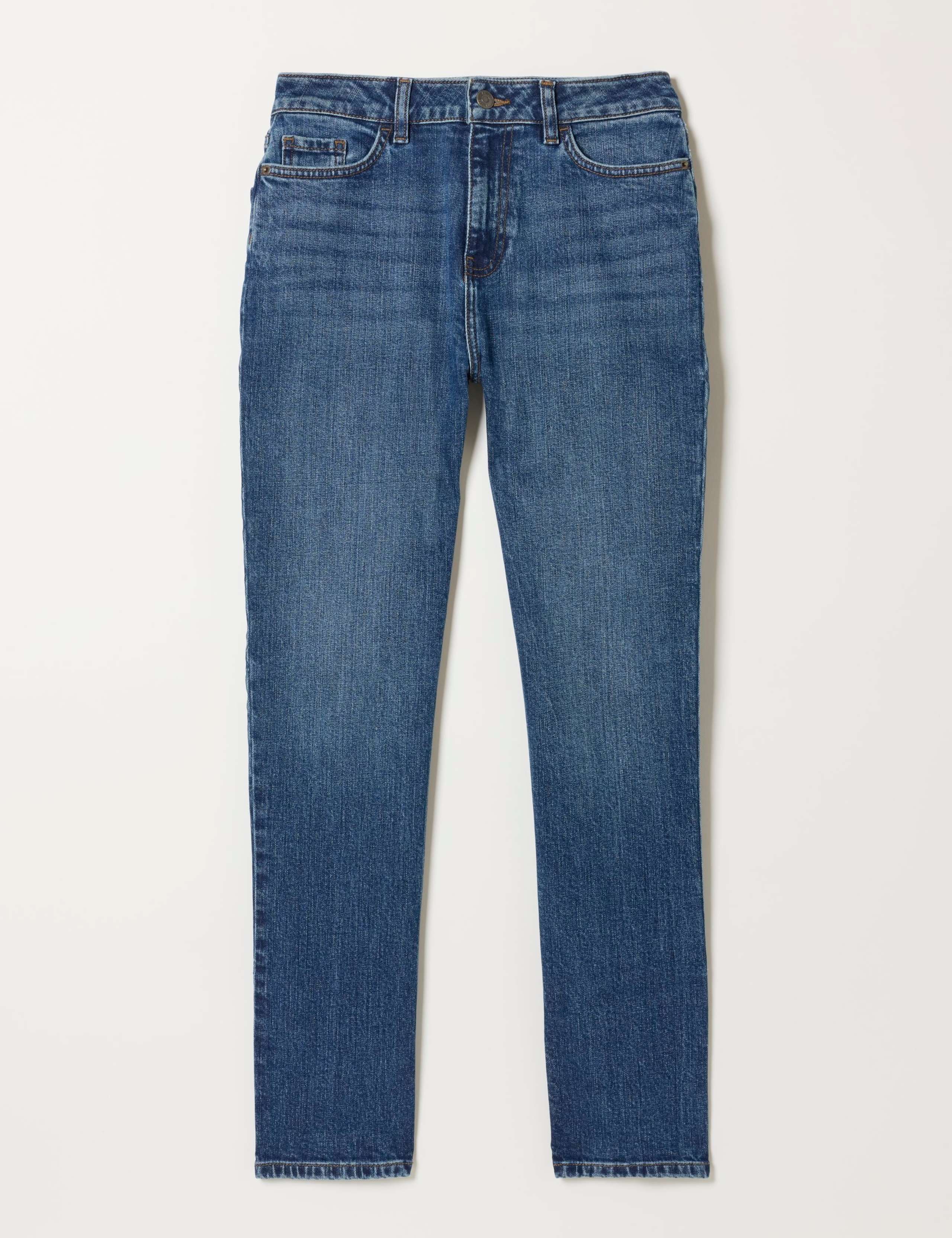 Mid Rise Straight Leg Jeans 2 of 7