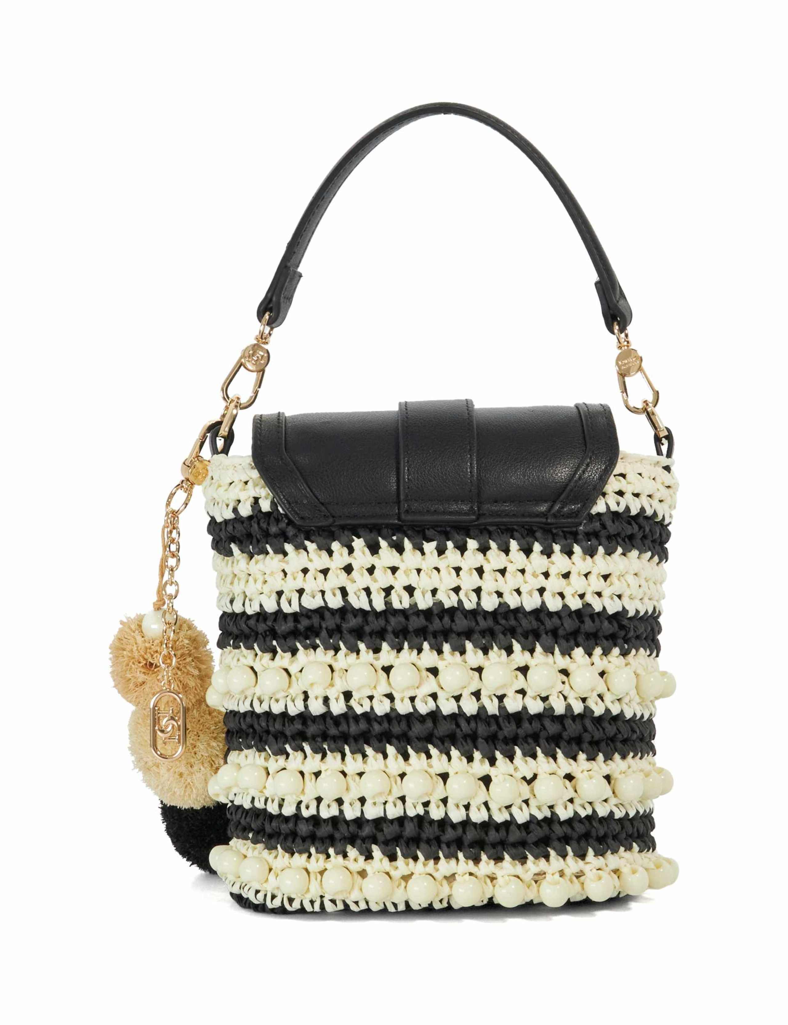 Straw Striped Cross Body Bag 2 of 5