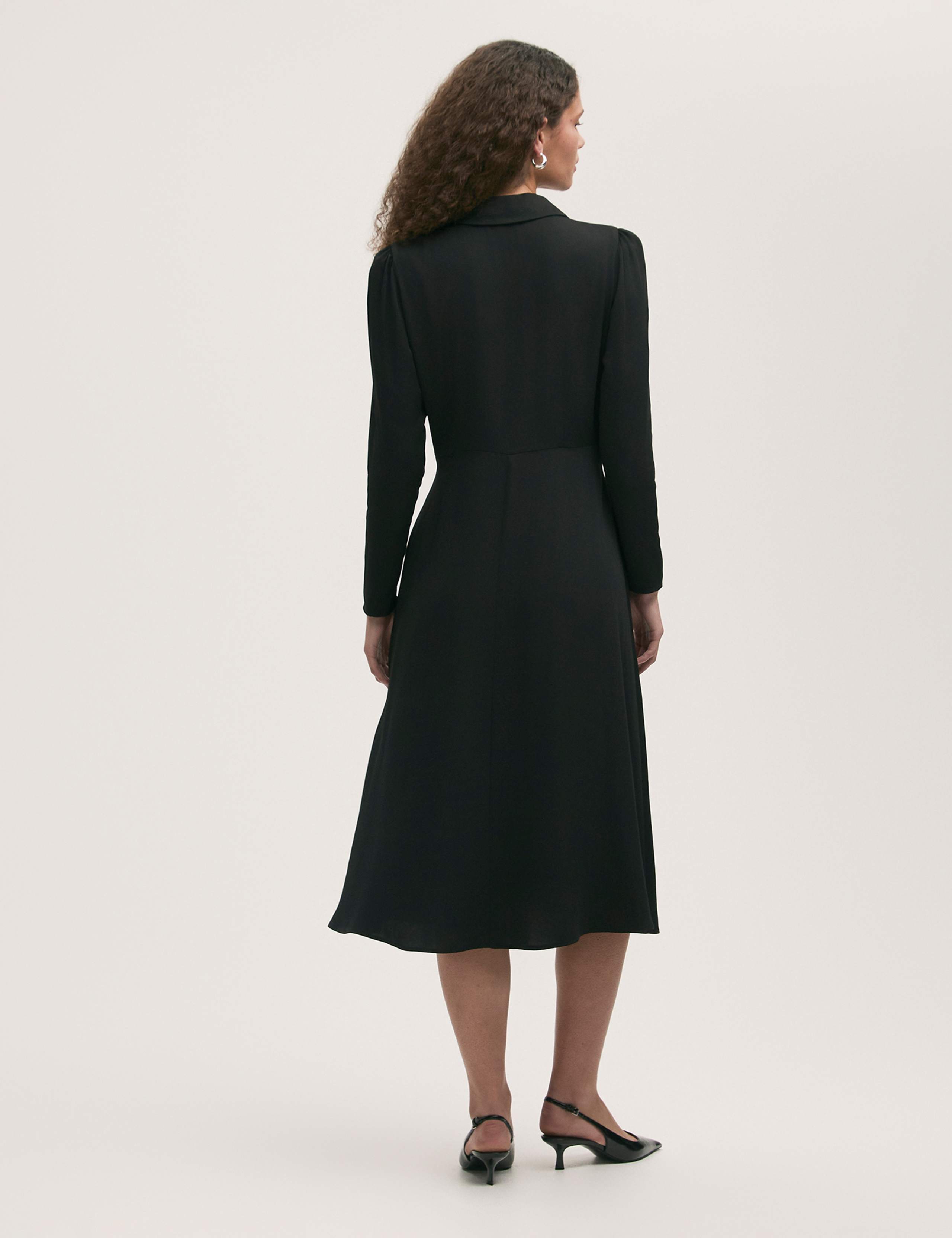 Lucia Premium Lightweight Satin Crepe Dress 2 of 4
