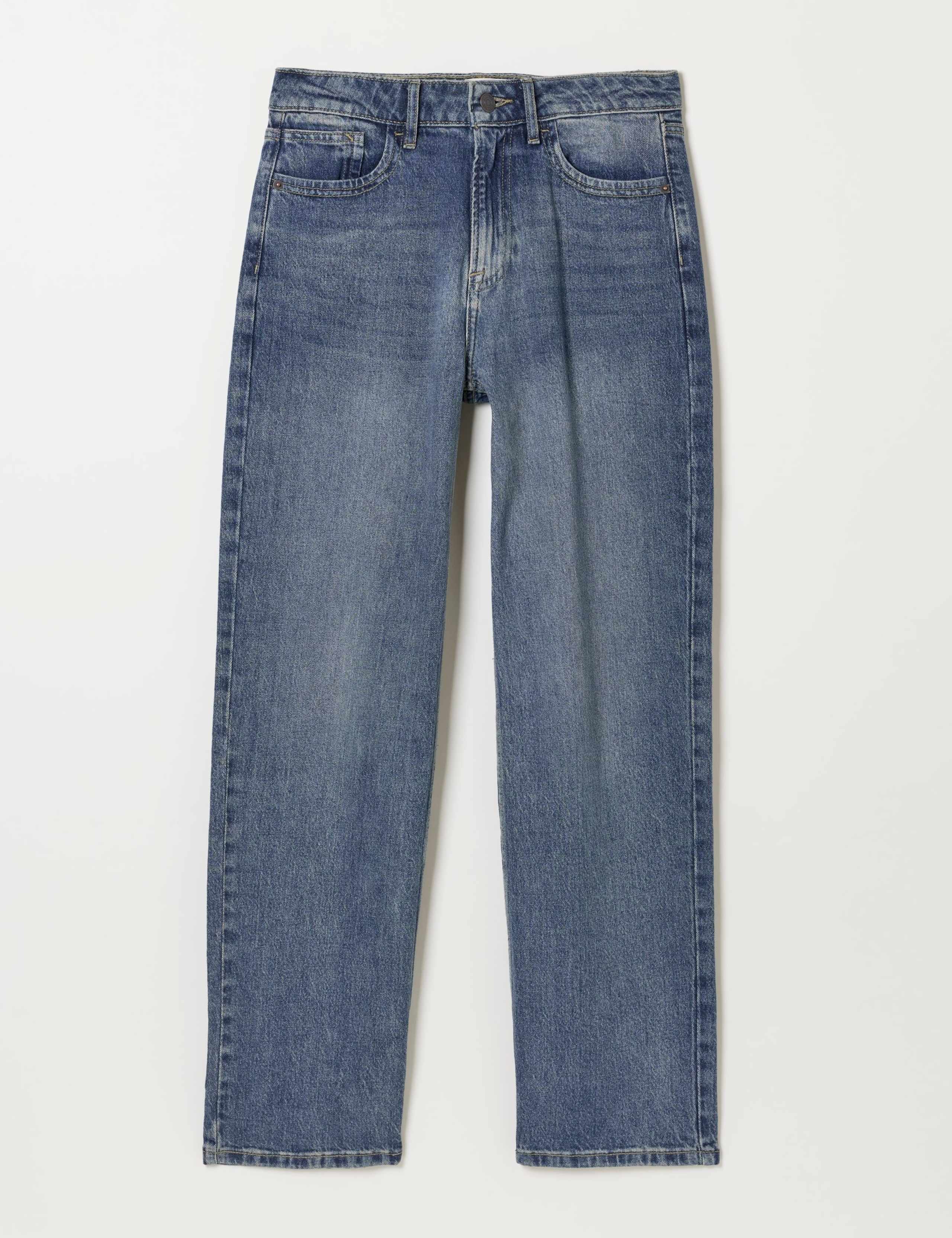 Mid Rise Straight Leg Jeans 2 of 6