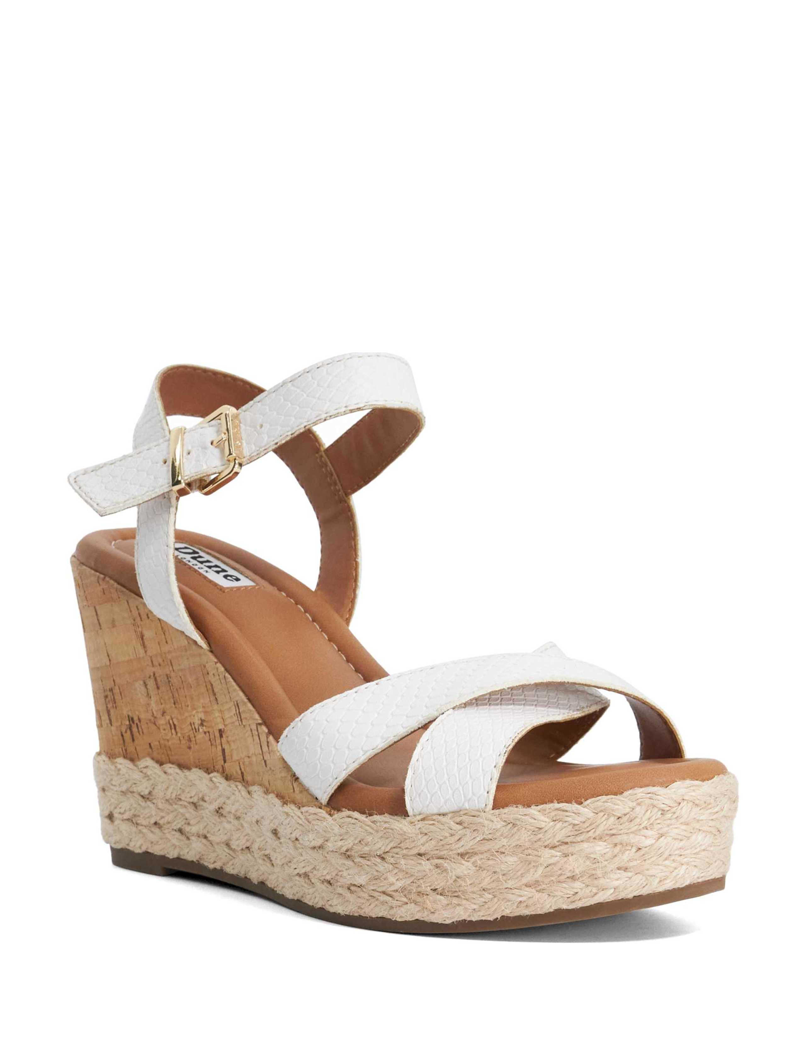 Leather Strappy Wedge Sandals 4 of 5