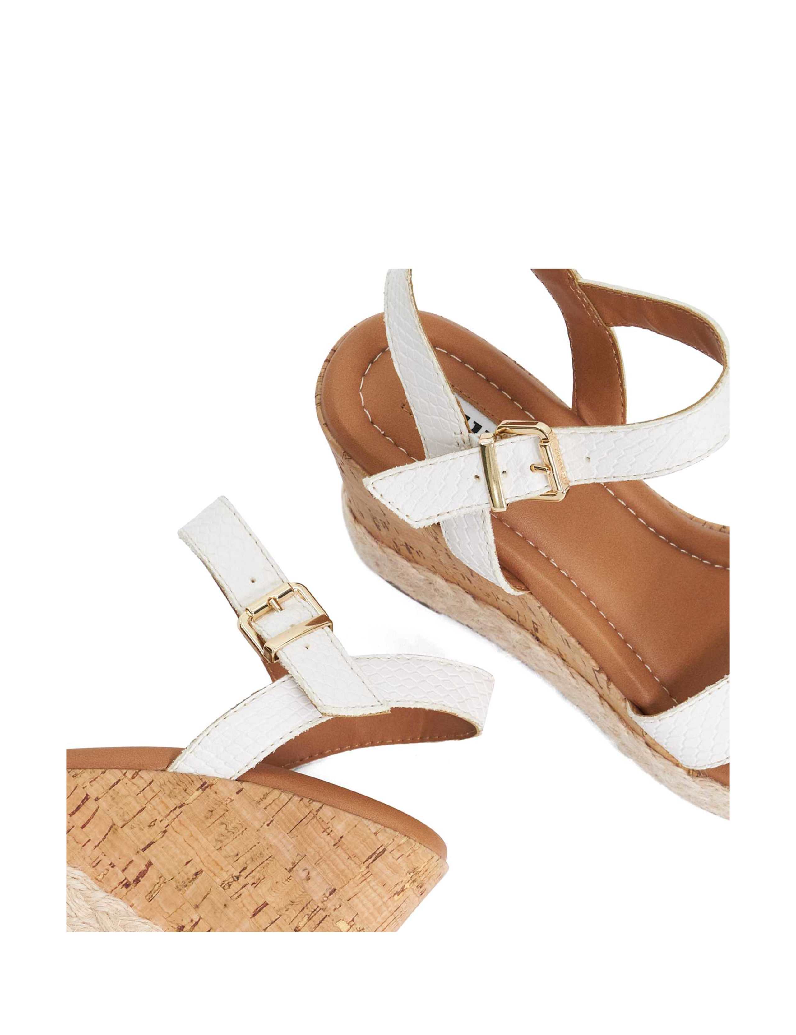 Kindest Cross Strap Buckle Wedge Sandals 5 of 5