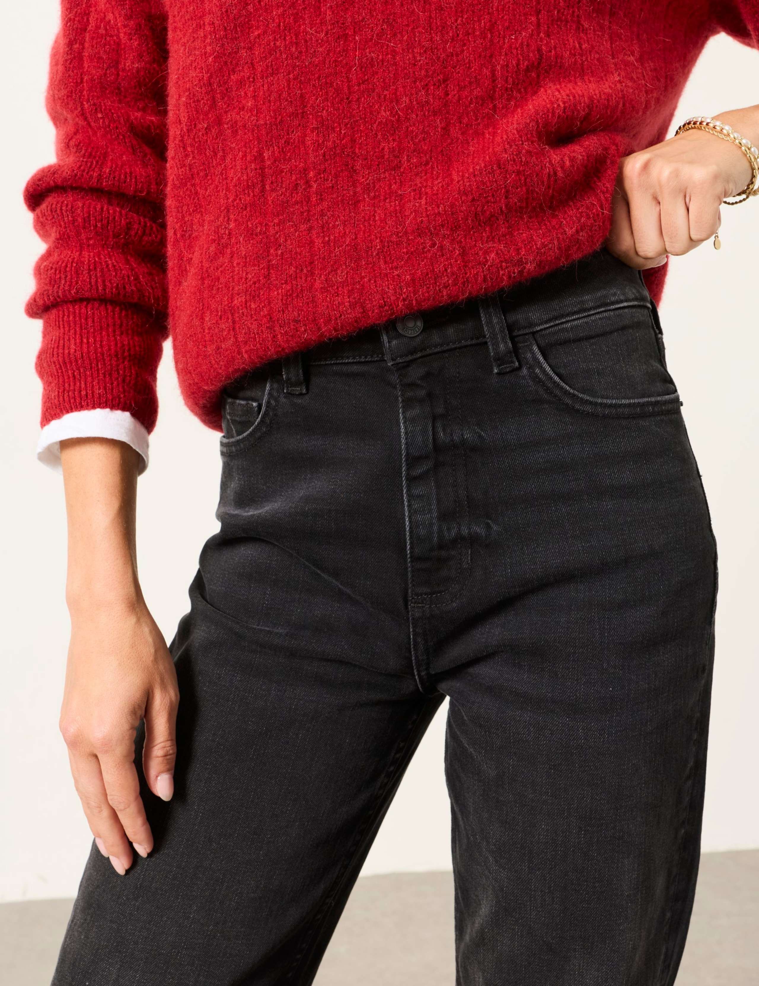 Mid Rise Straight Leg Jeans 6 of 7