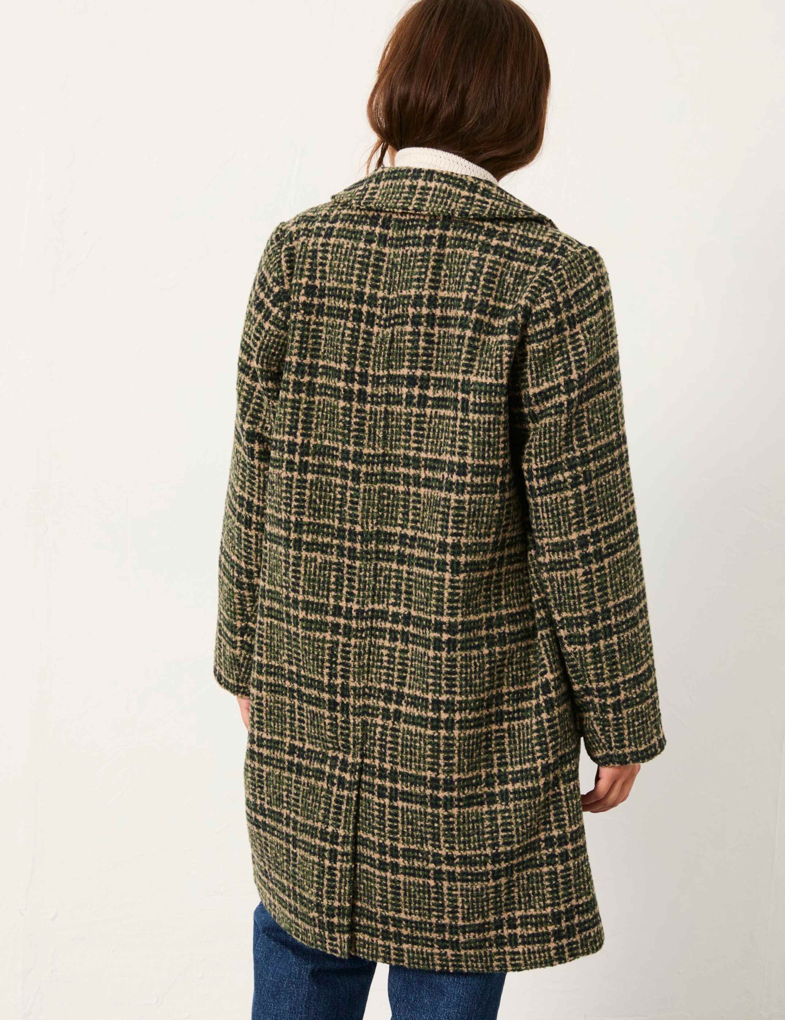 Checked Collared Coat 6 of 6