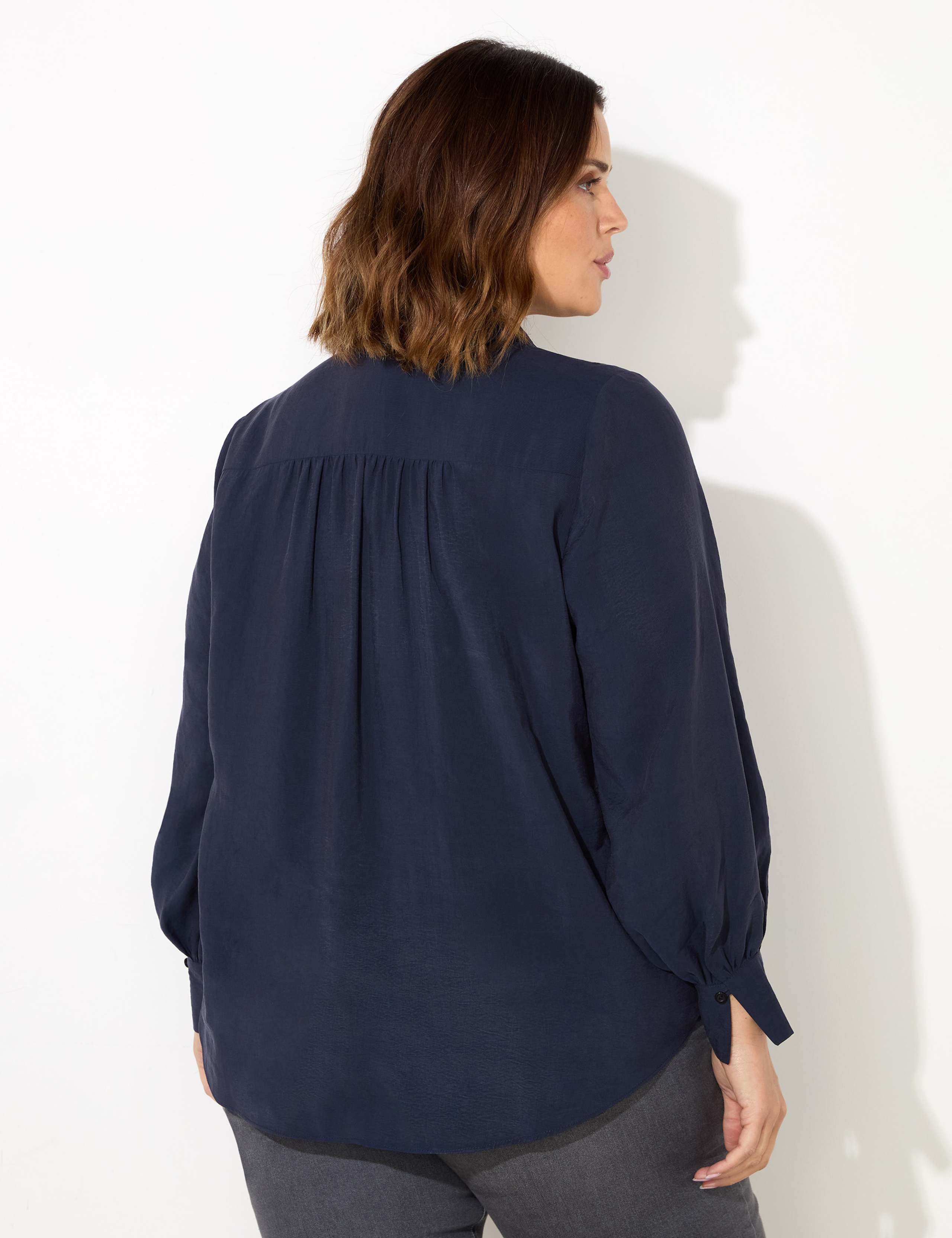 Modal Rich Collared Popover Blouse 3 of 3
