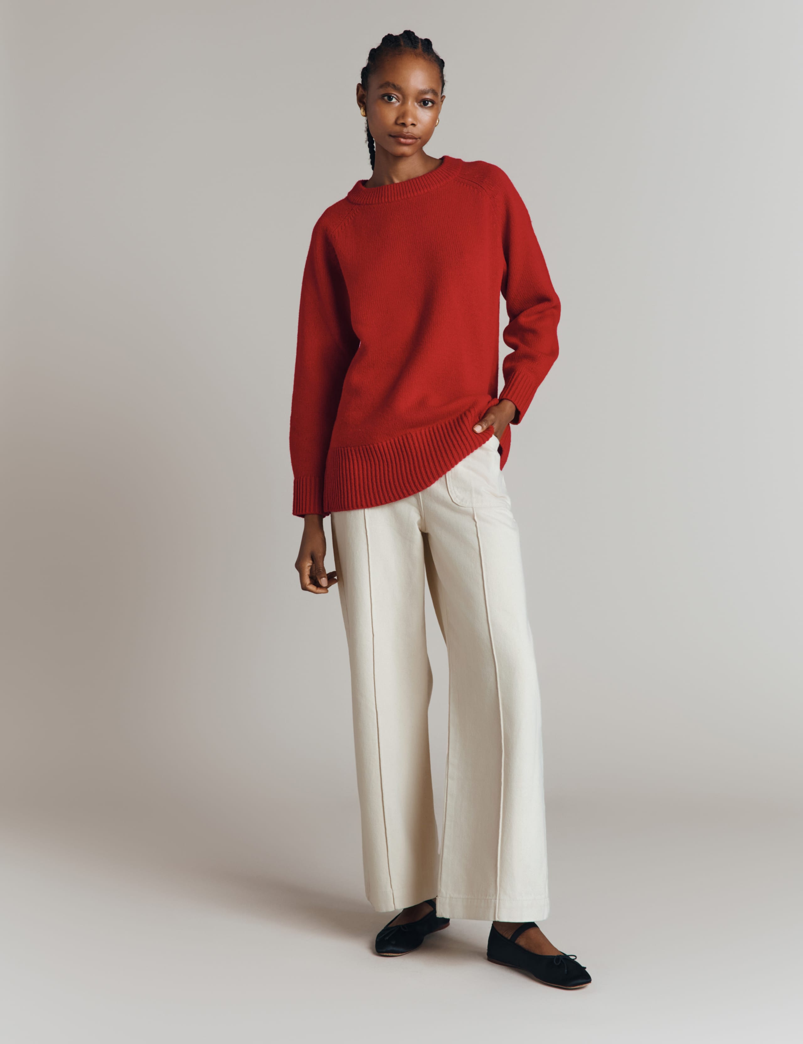 Wool Rich Textured Jumper 2 of 6
