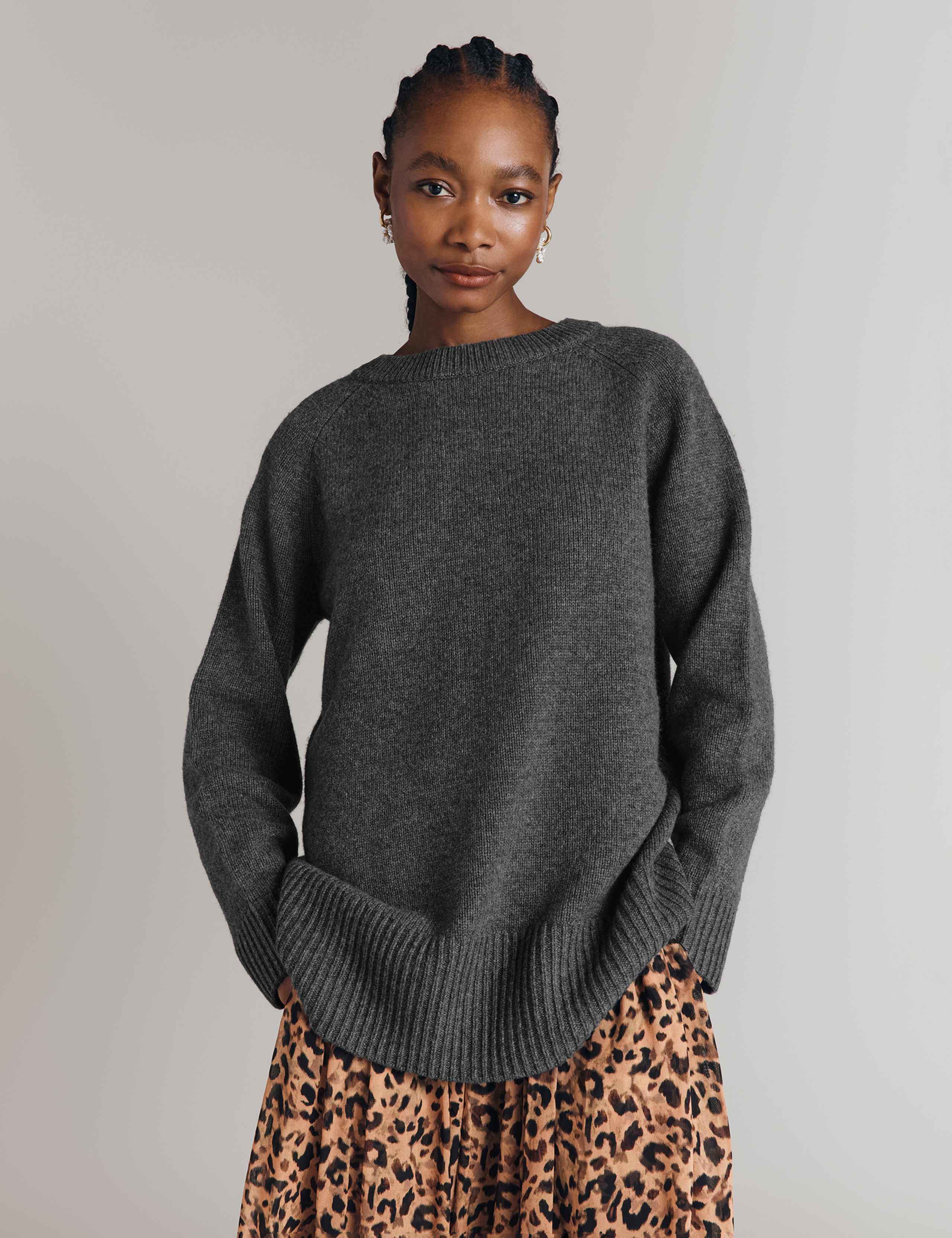 Wool Rich Textured Jumper 1 of 4