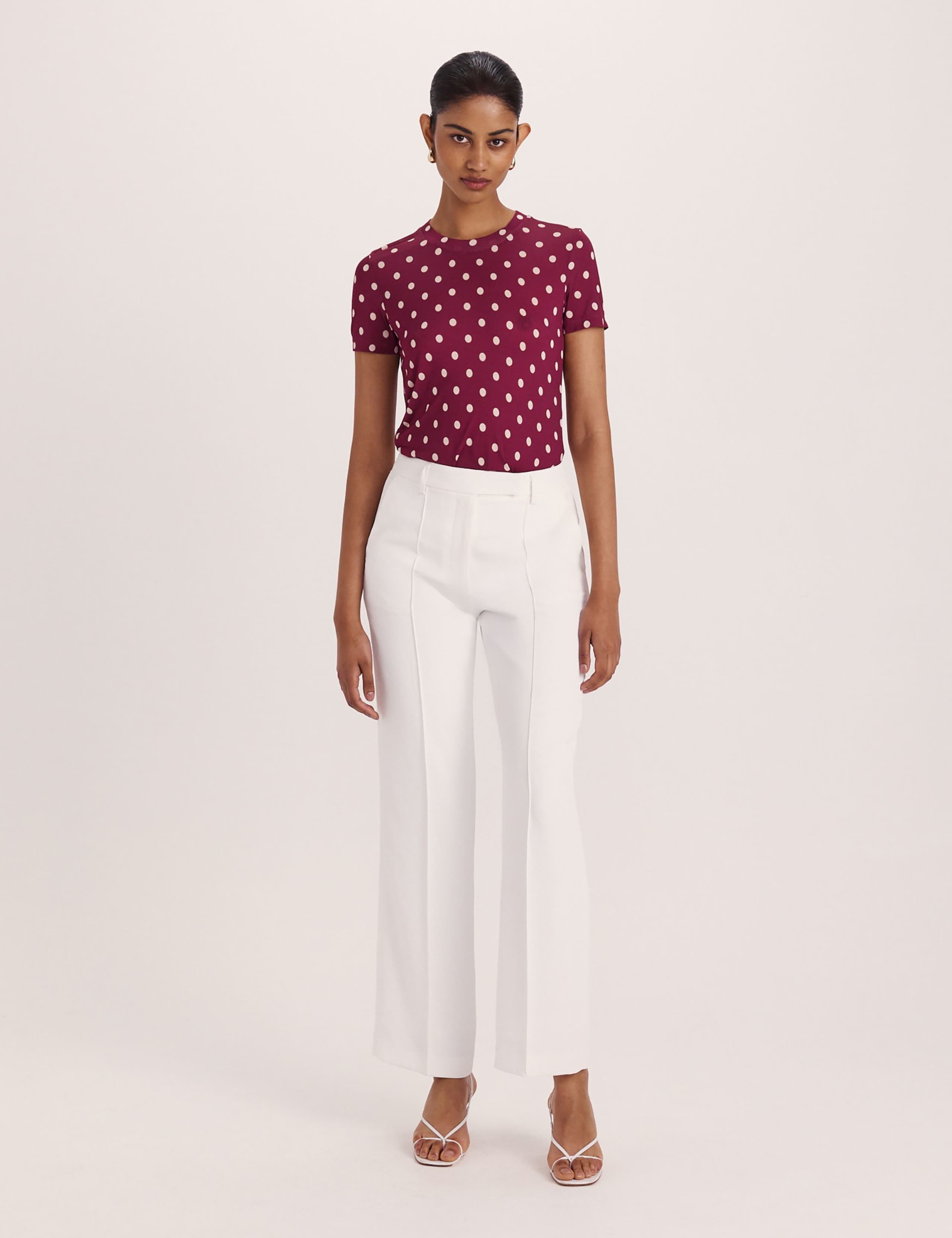 Wide Leg Tailored Trousers 2 of 6