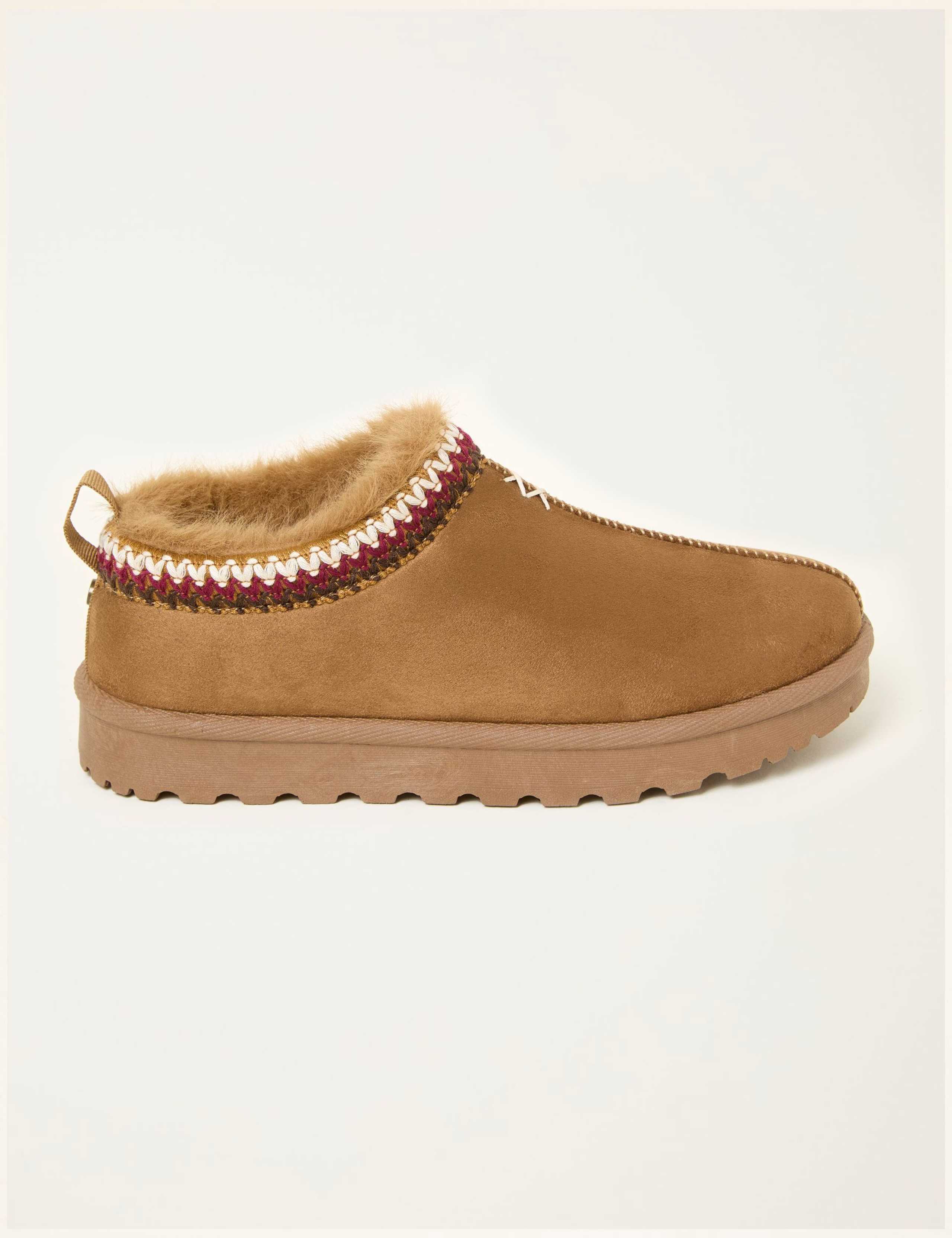 Contrast Stitching Mule Slippers 1 of 3