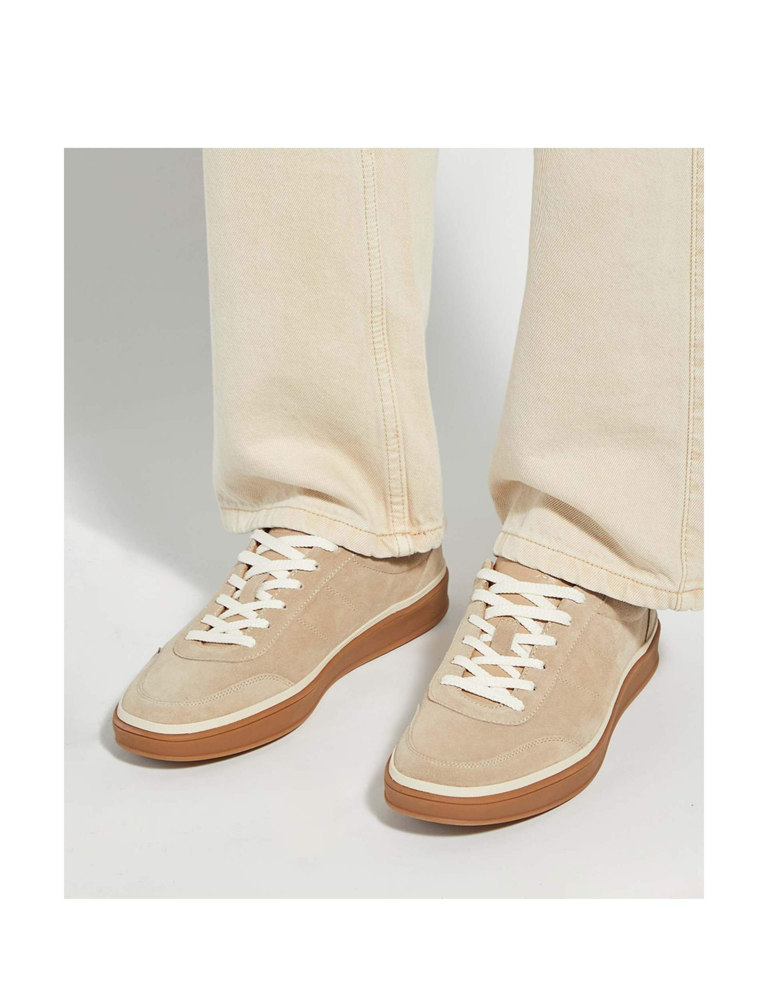 Suede Lace Up Trainers 4 of 6