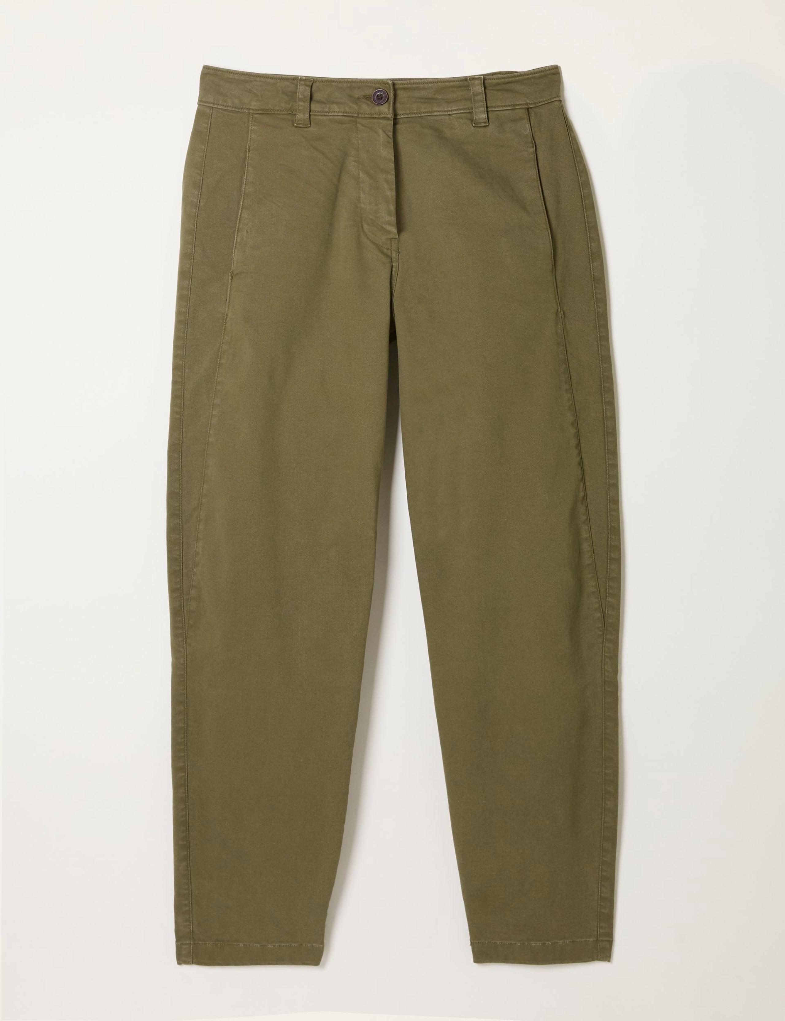Cotton Rich Tapered Trousers 2 of 7