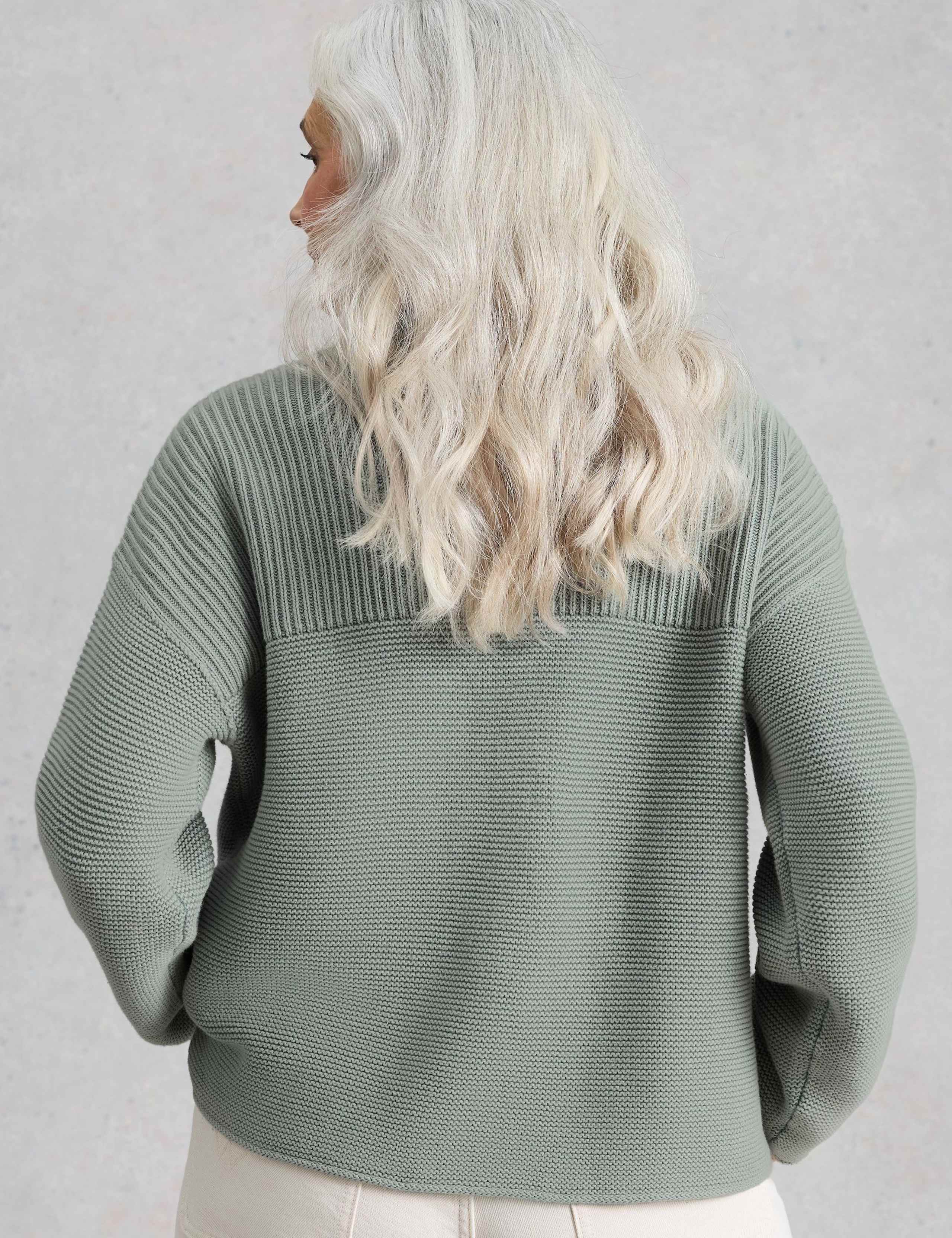 Pure Cotton Textured Cardigan 3 of 6