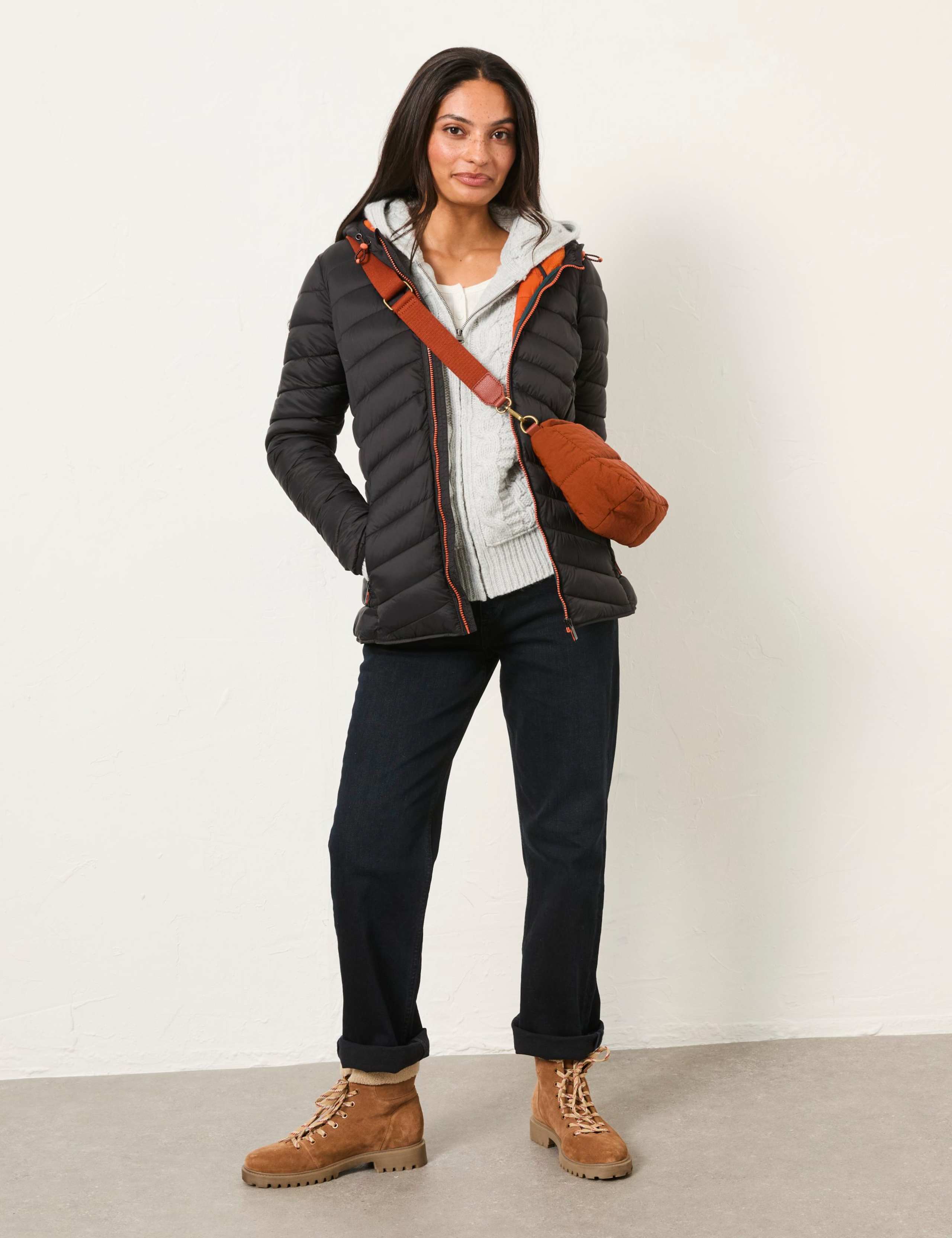 Lightweight Hooded Quilted Puffer Coat 4 of 6