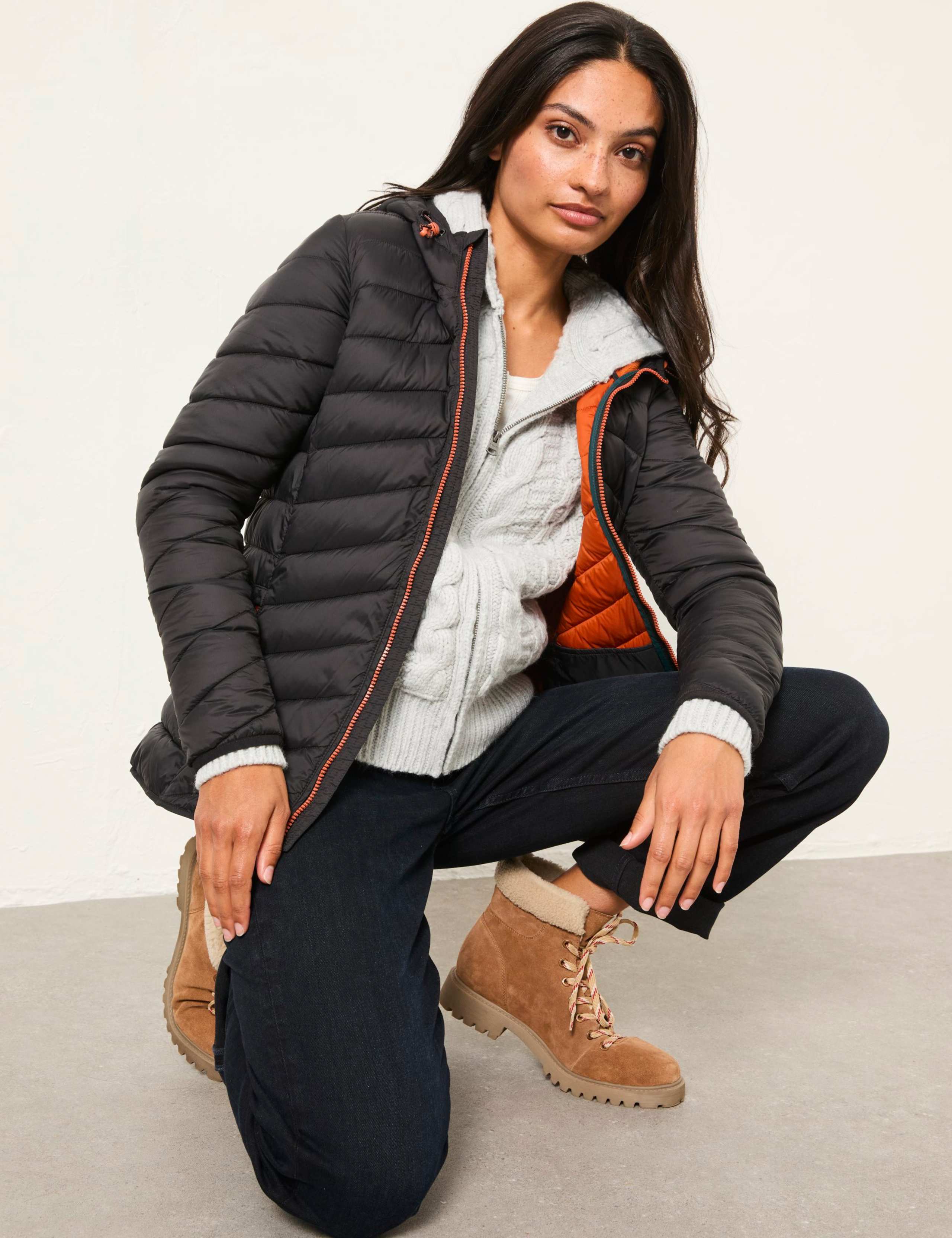Lightweight Hooded Quilted Puffer Coat 6 of 6