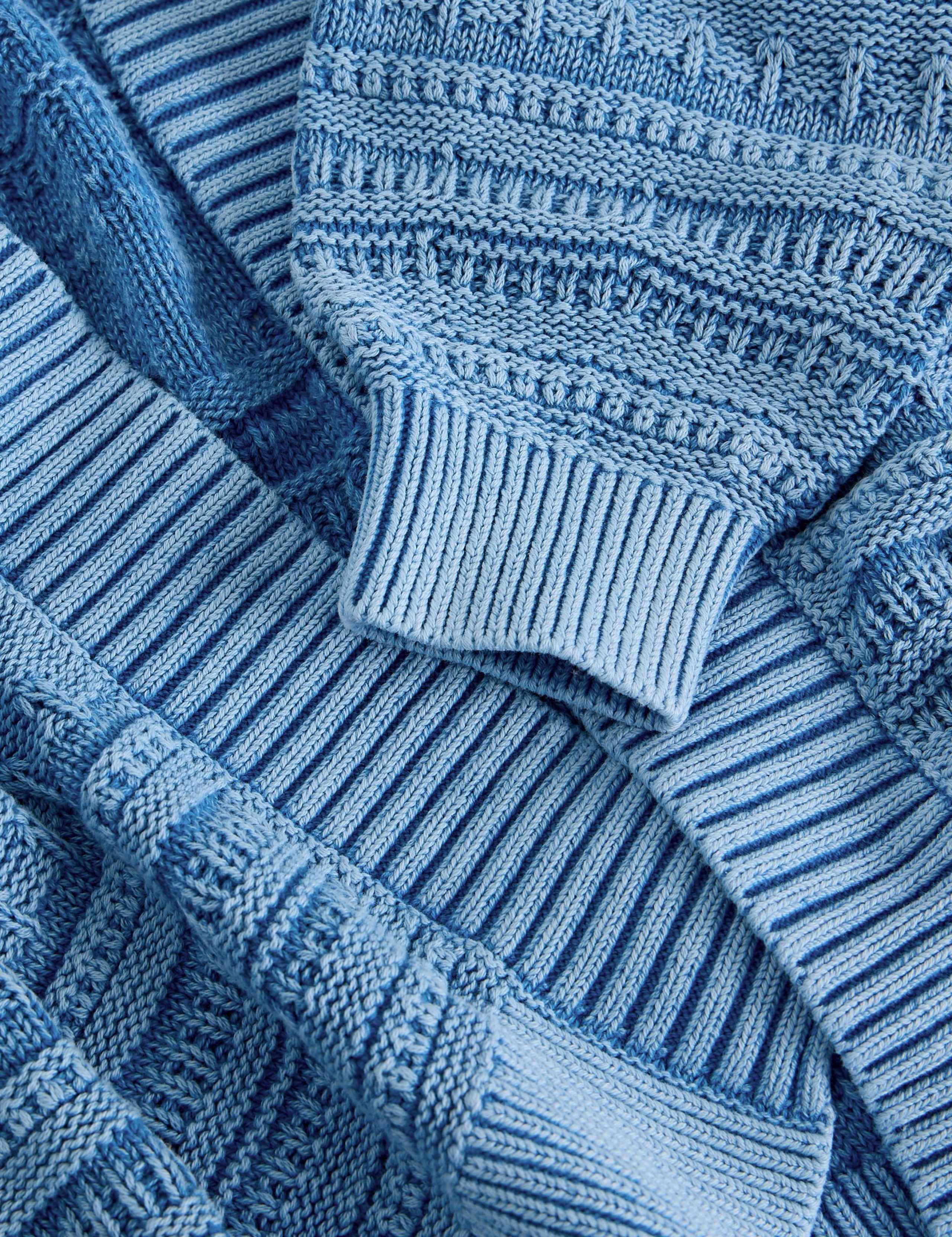 Pure Cotton Textured Cardigan 4 of 6