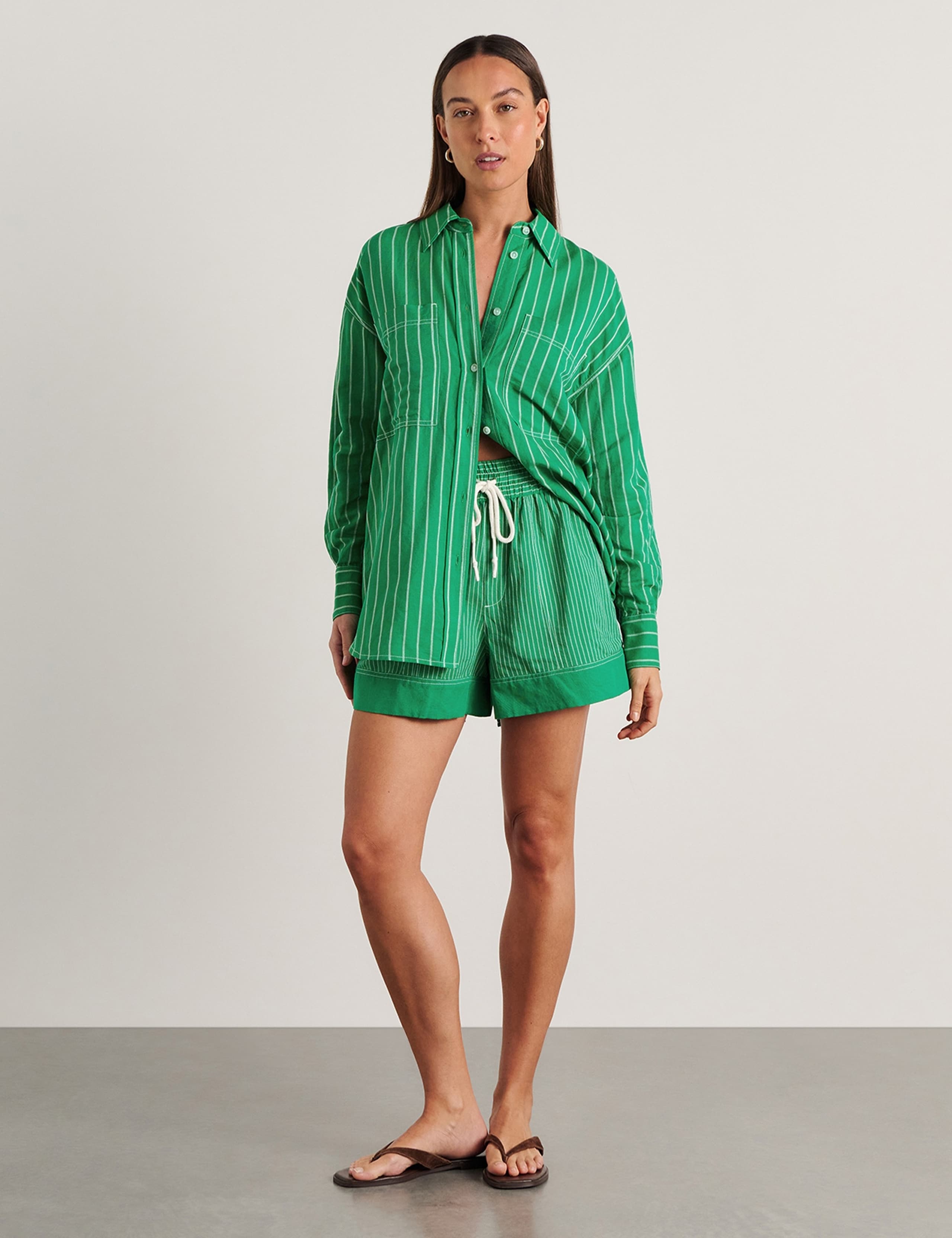 Linen Rich Striped Shirt 3 of 7