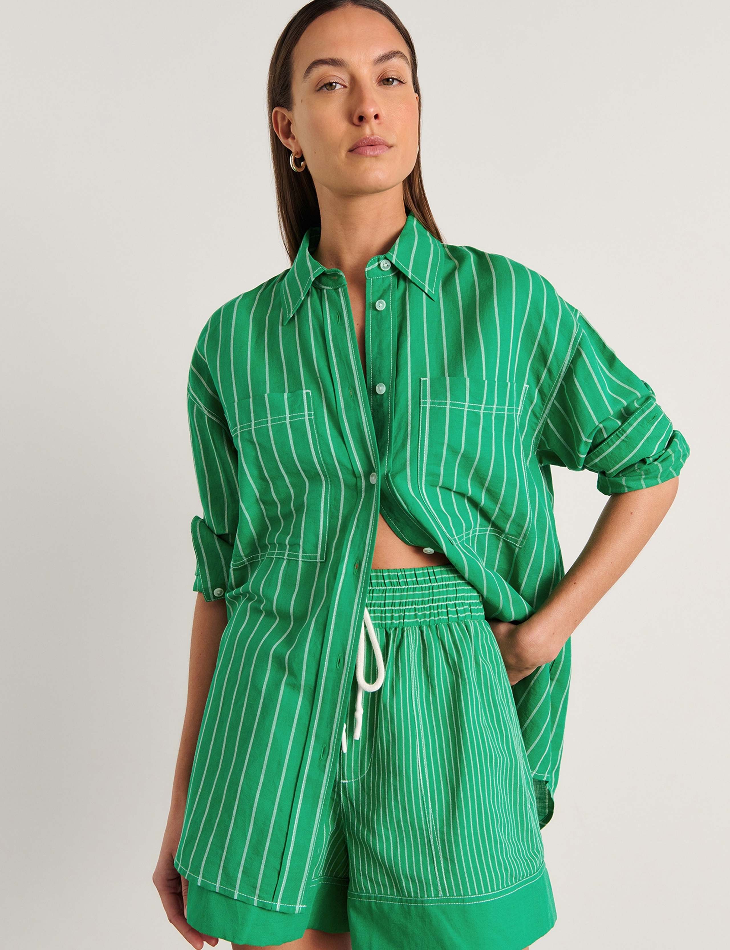 Linen Rich Striped Shirt 5 of 7