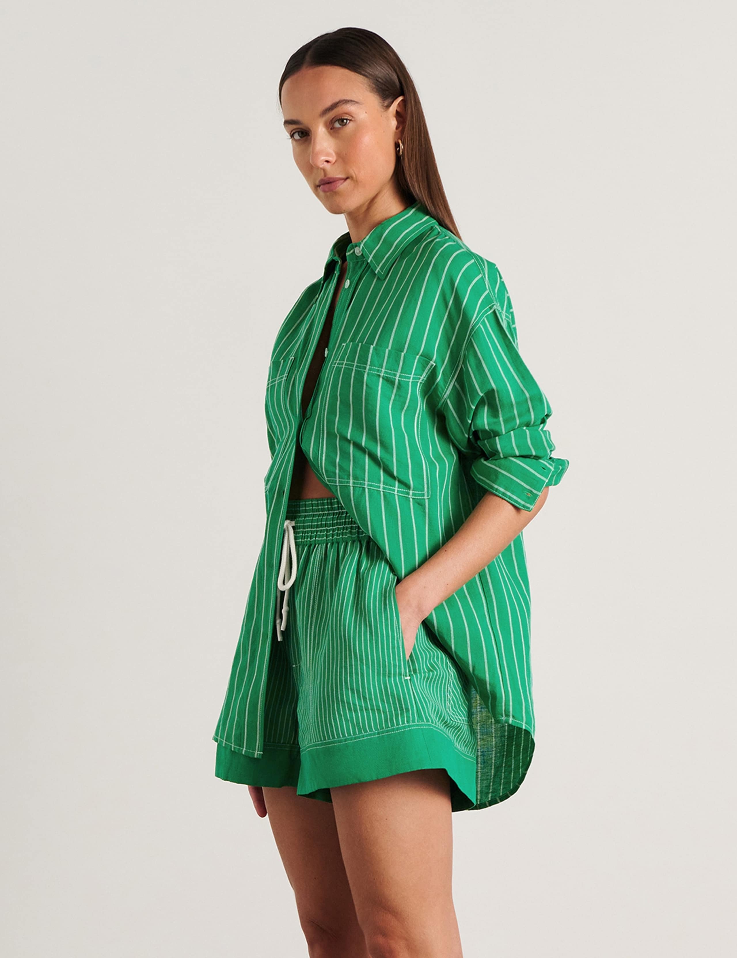 Linen Rich Striped Shirt 7 of 7