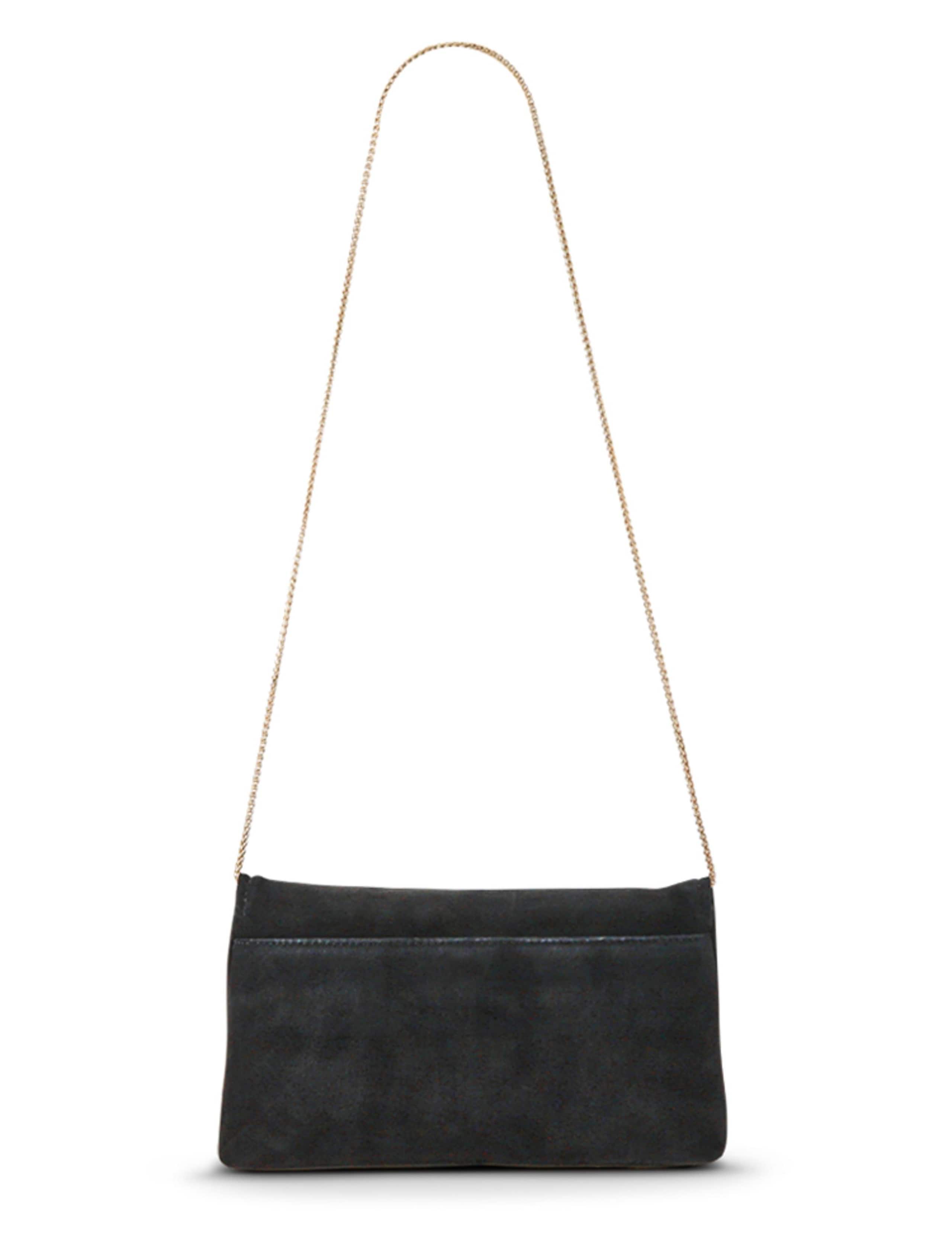 Suede Chain Strap Clutch Bag 3 of 4