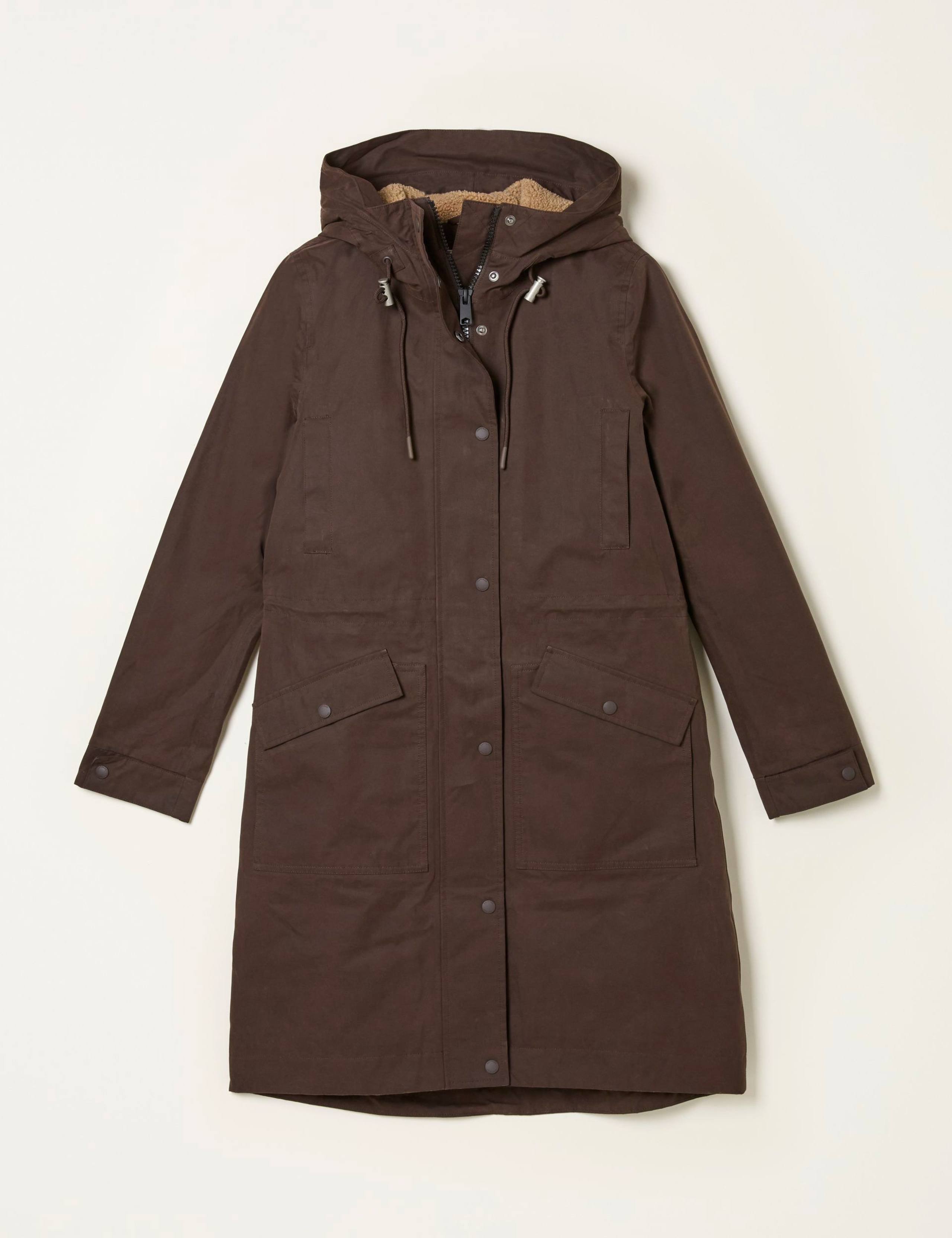 Waterproof Hooded Borg Lined Raincoat 2 of 6