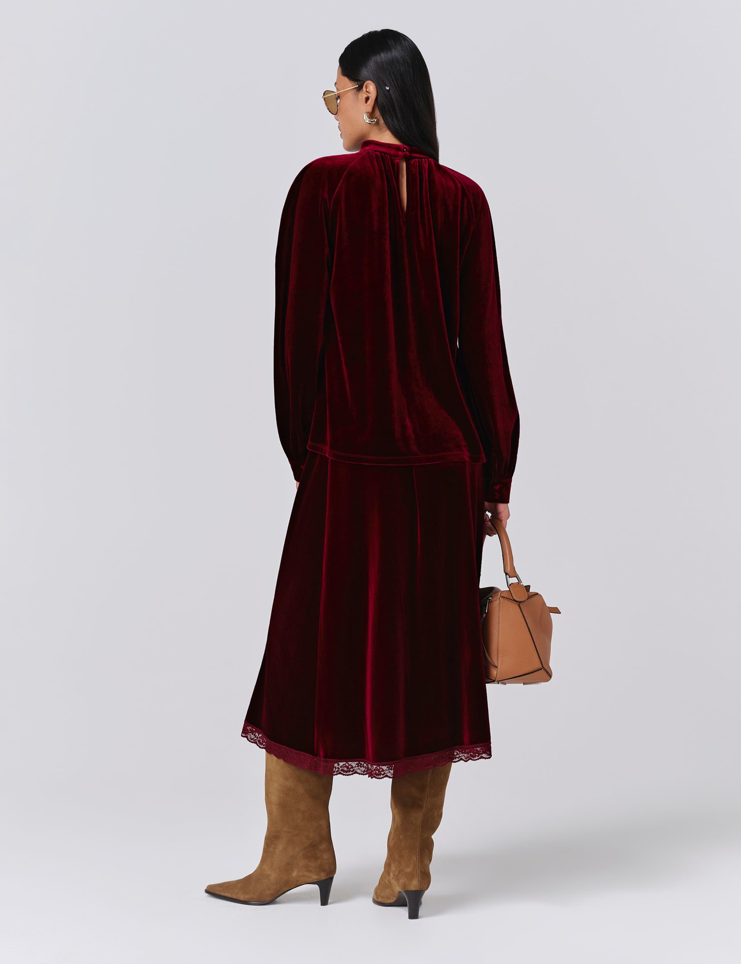 Velvet High Neck Top 3 of 7