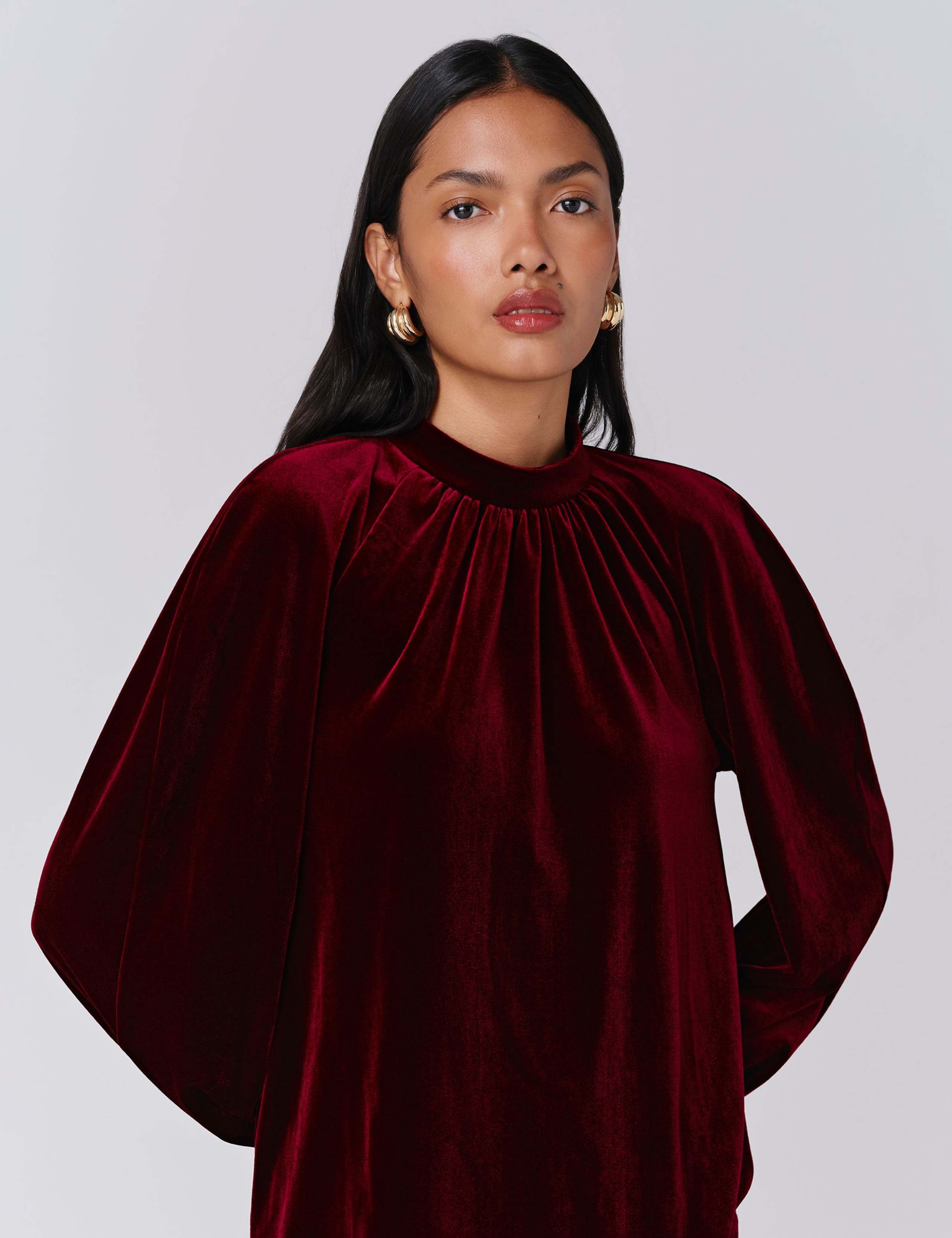 Velvet High Neck Top 4 of 7