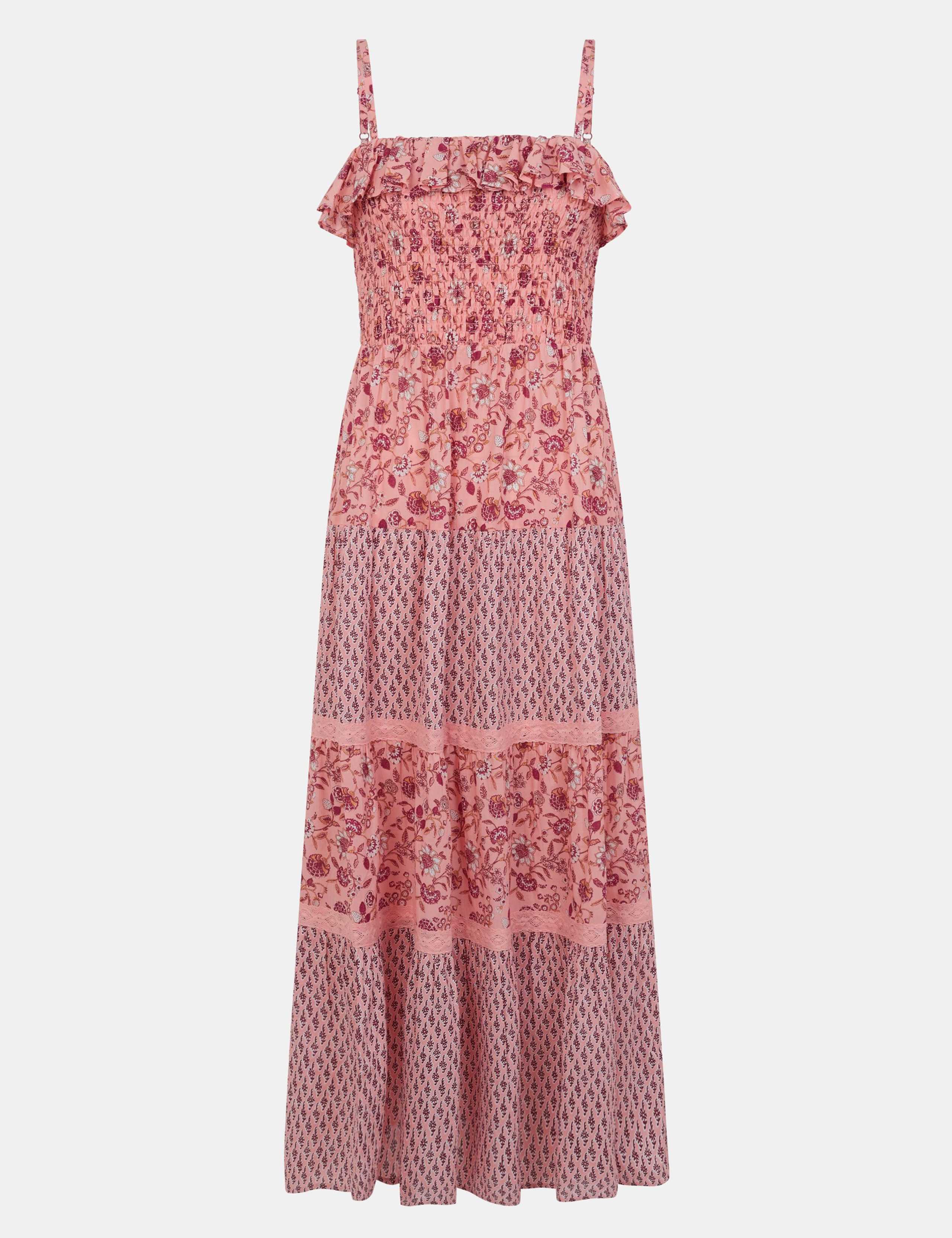 Pure Cotton Floral Maxi Beach Dress 2 of 4