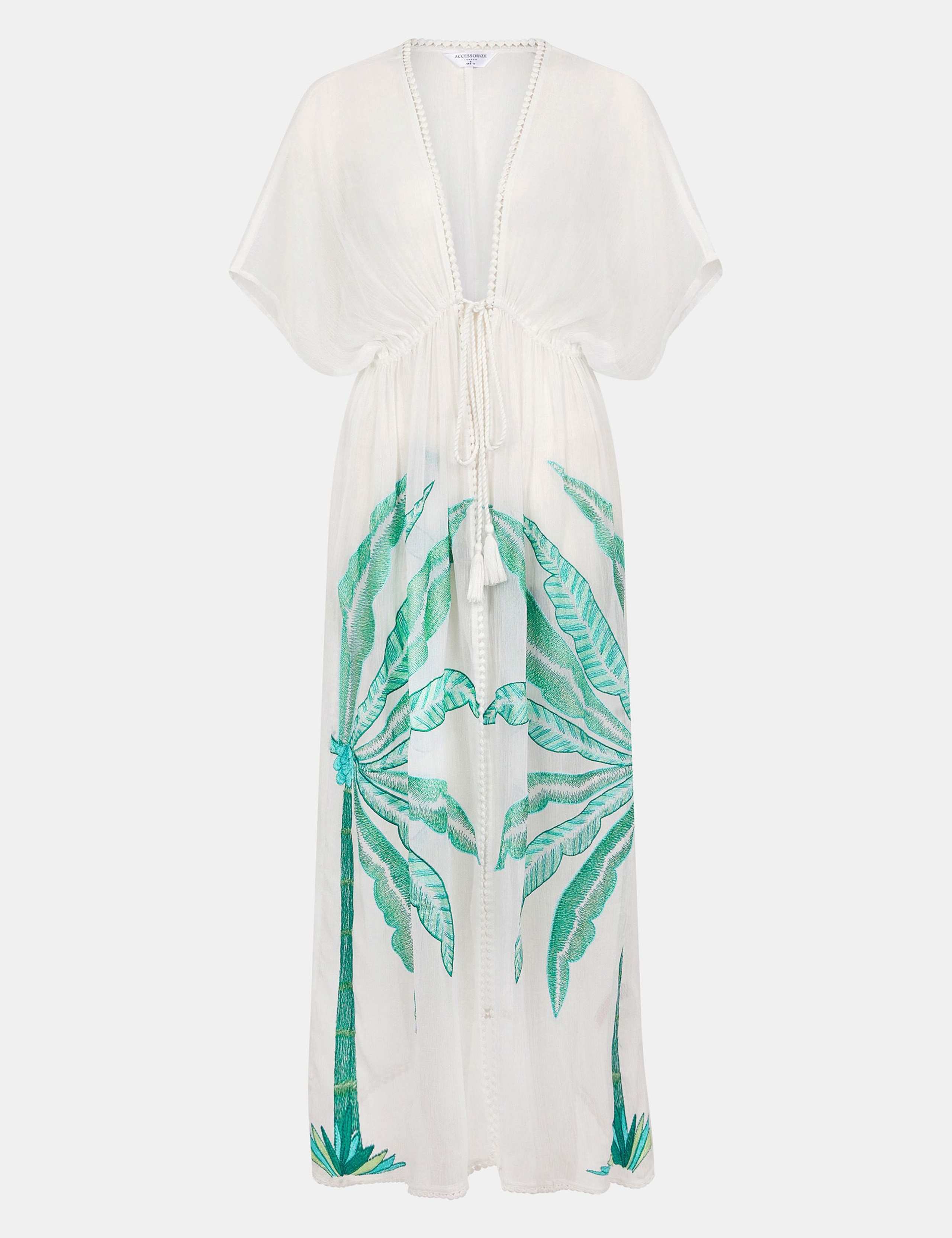 Embroidered Beach Cover Up 2 of 5