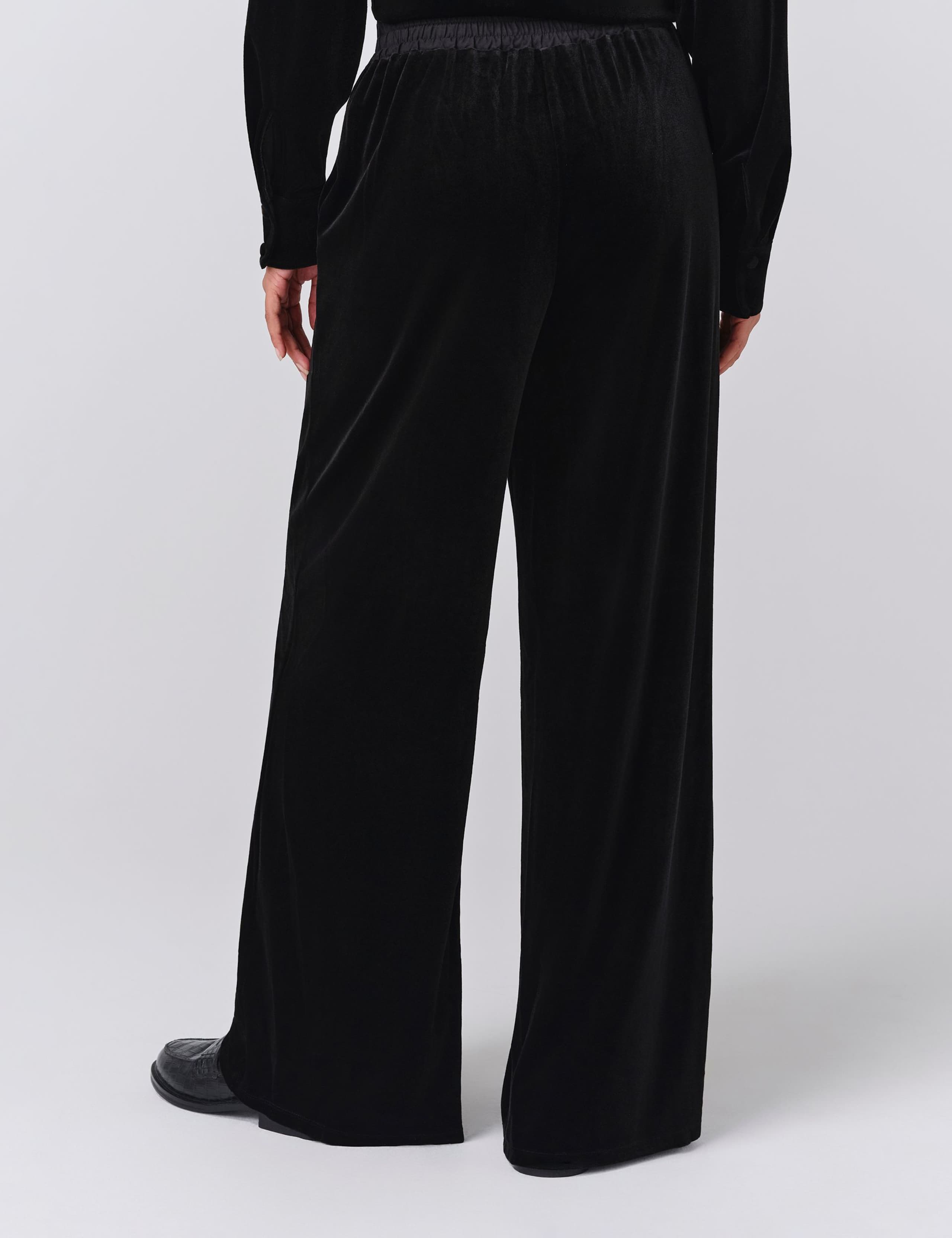 Velvet Wide Leg Trousers 2 of 3
