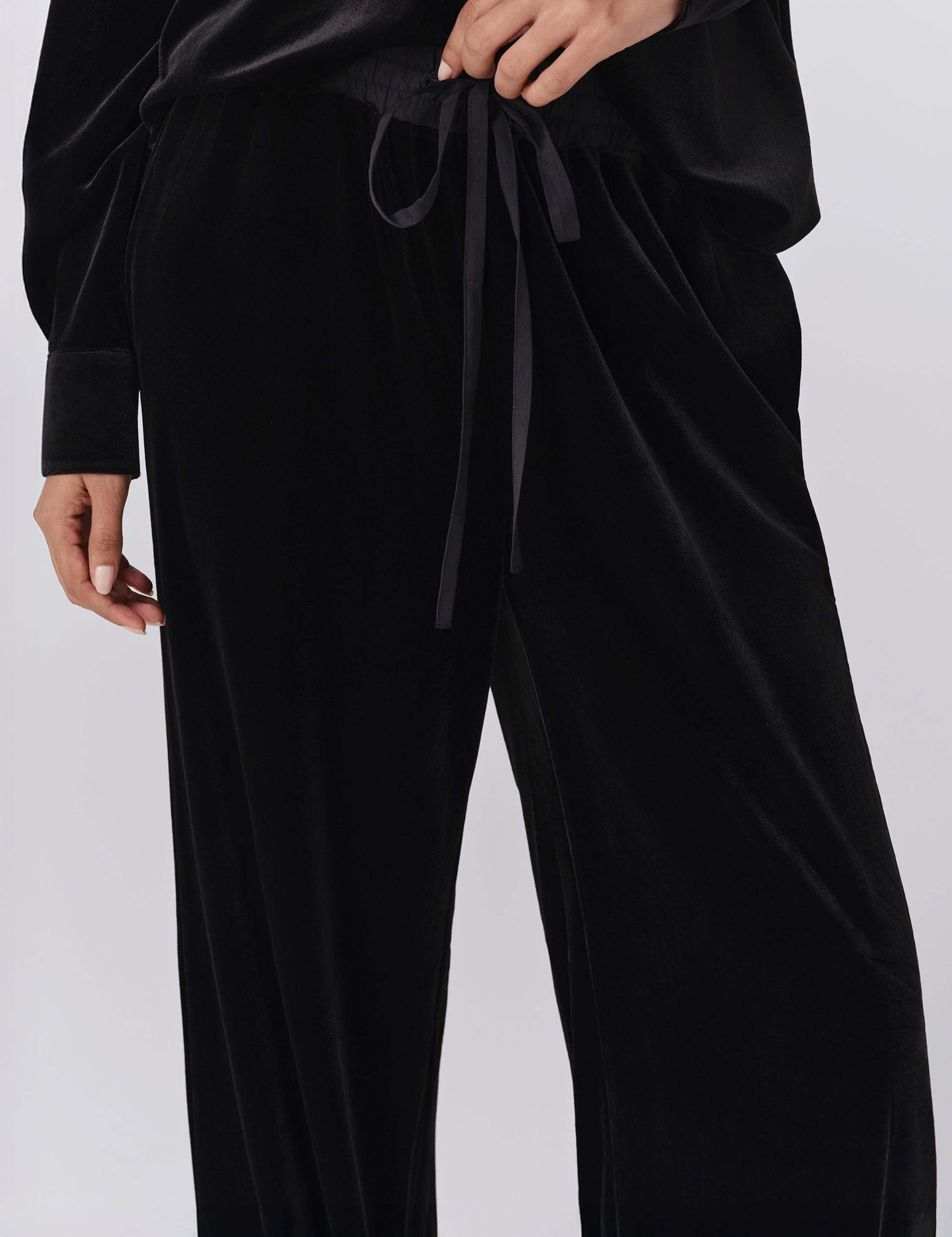 Velvet Wide Leg Trousers 3 of 3