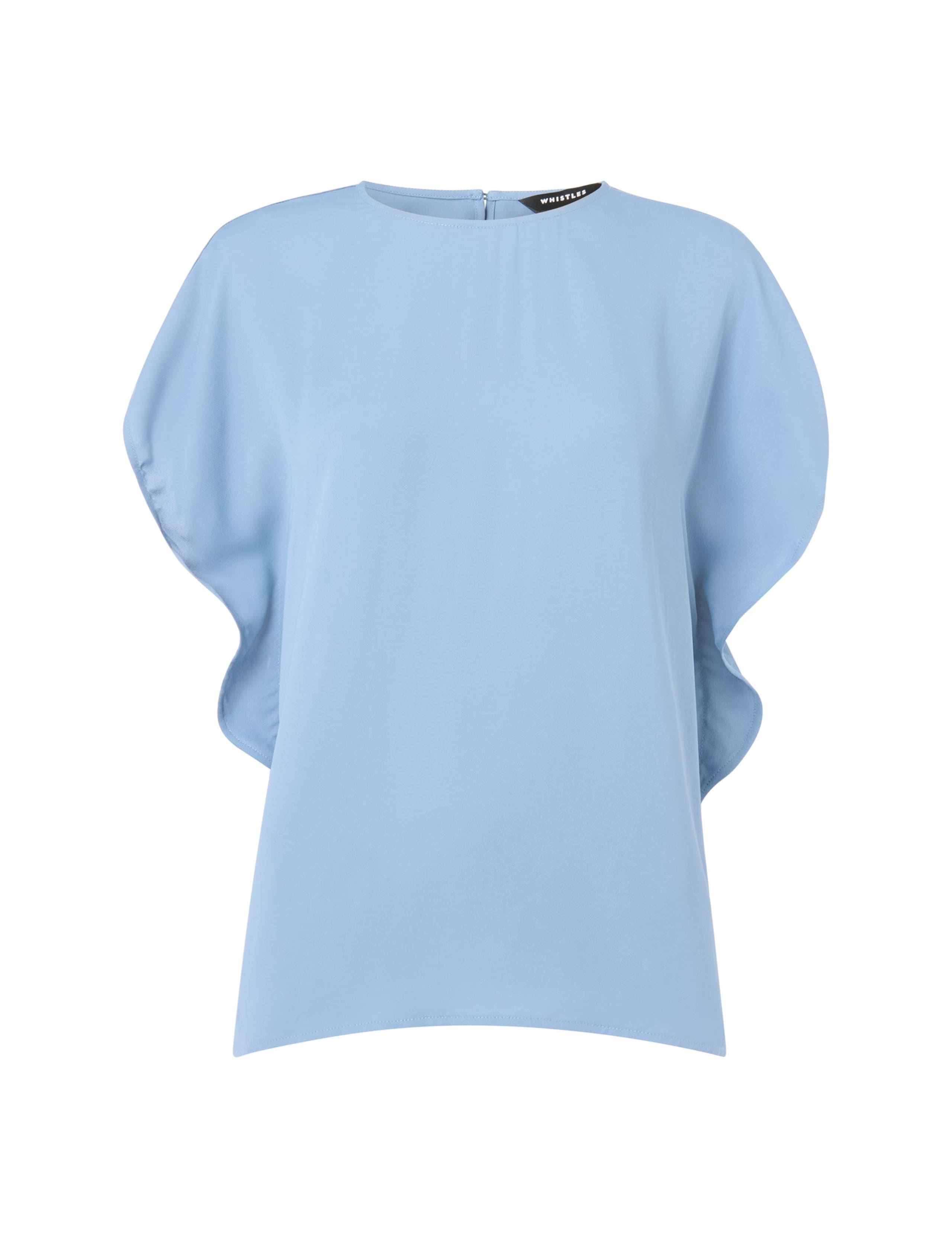 Crepe Crew Neck Shell Top 2 of 4
