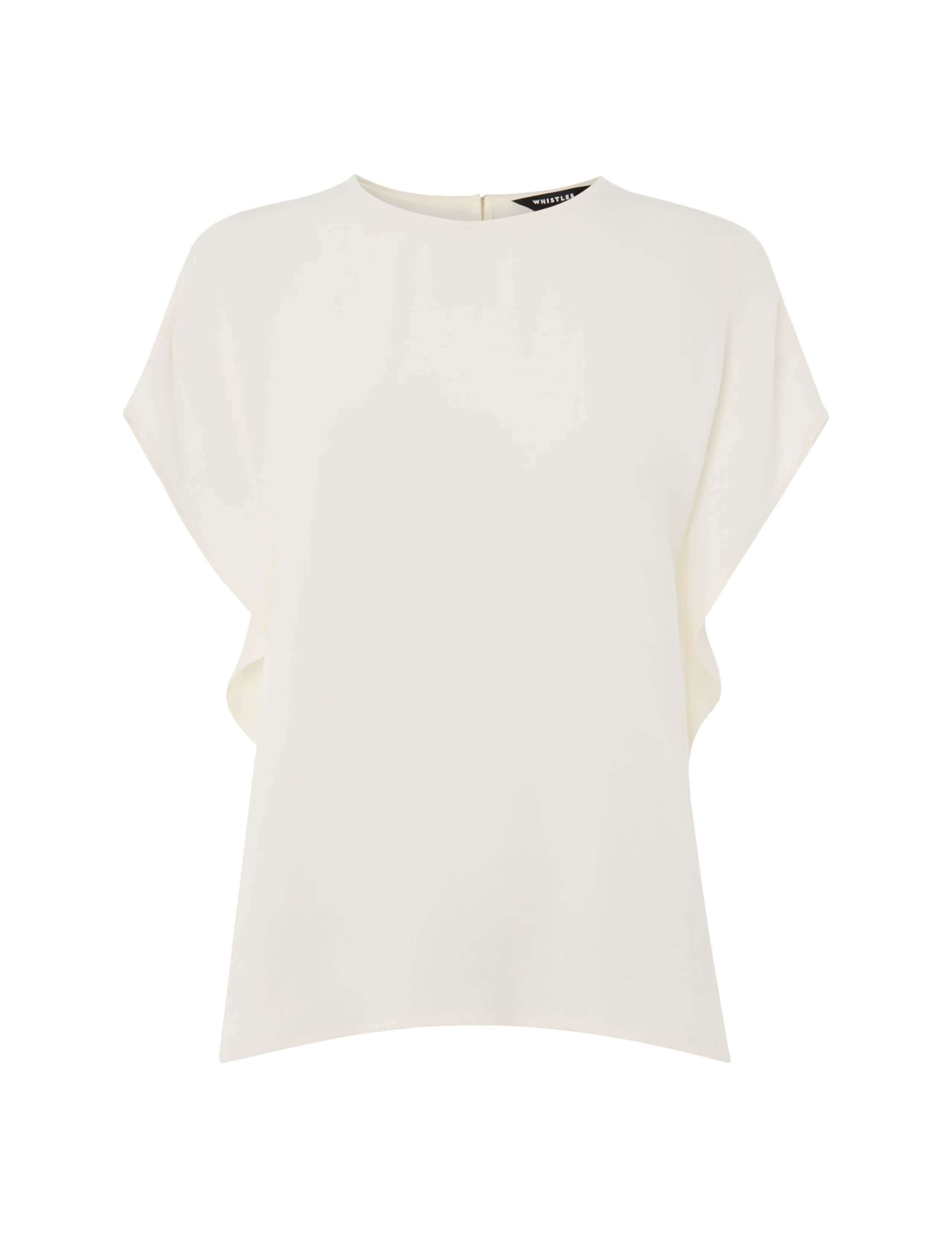 Crepe Crew Neck Shell Top 2 of 4