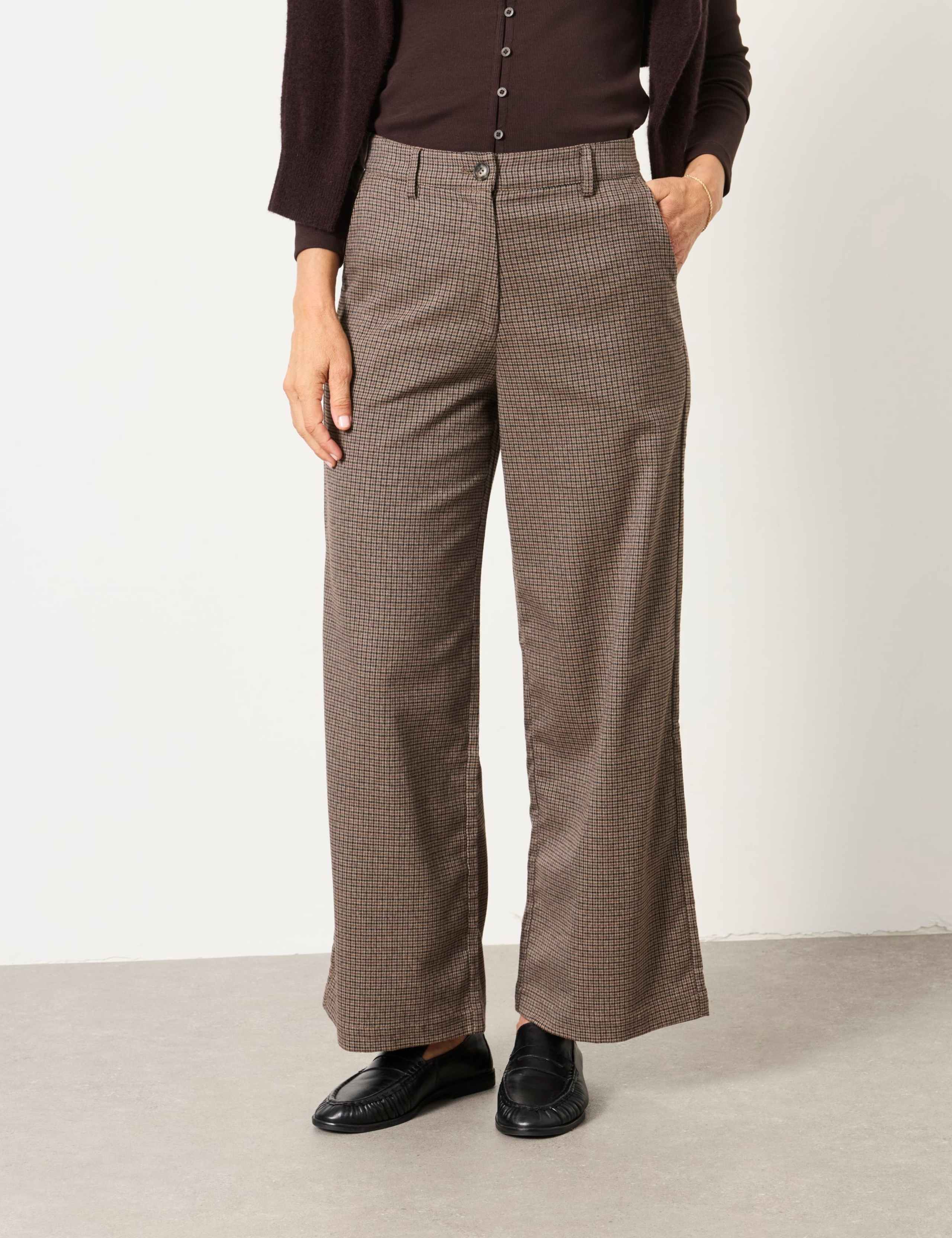 Checked Straight Leg Trousers 4 of 6