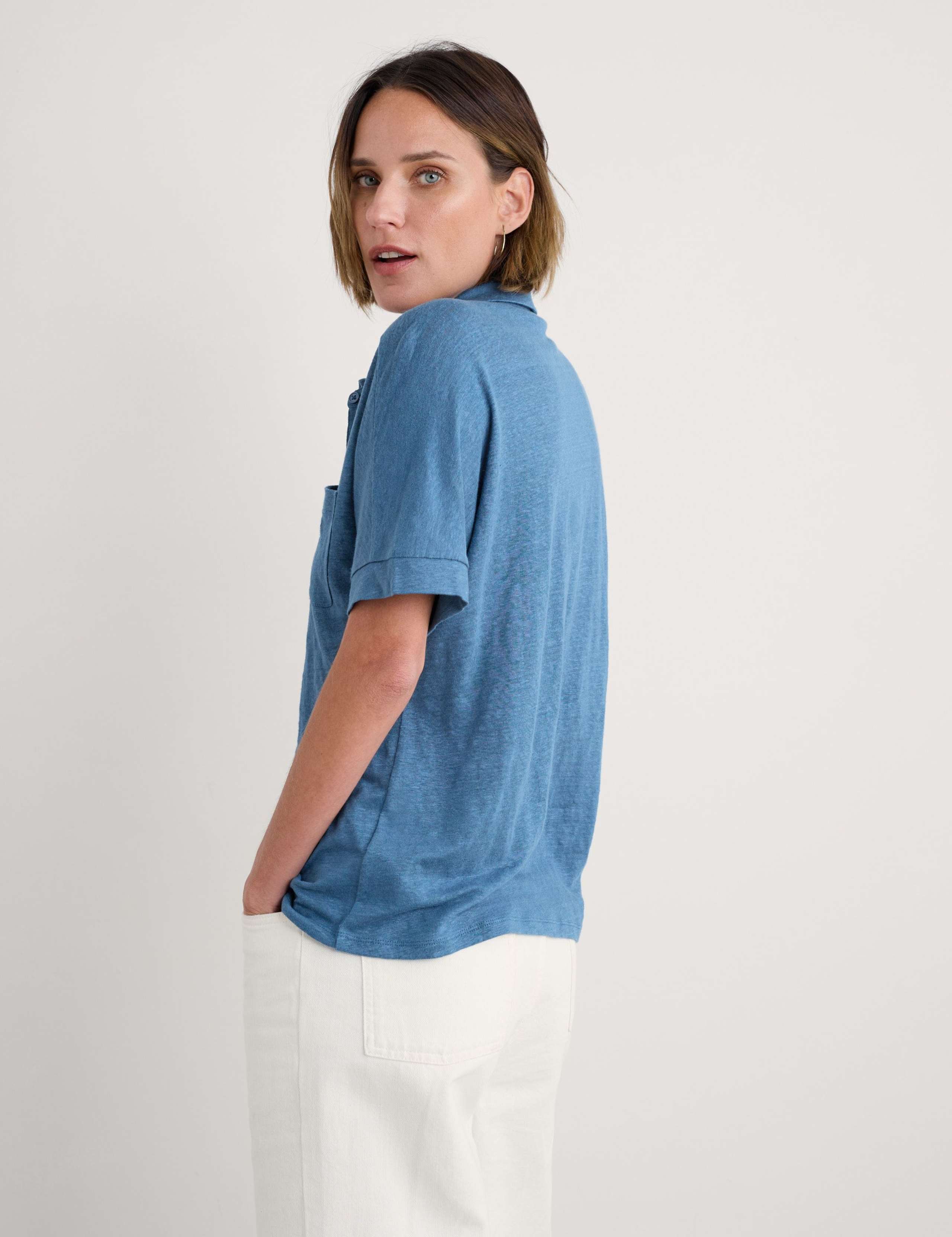 Pure Linen Collared Shirt 4 of 4